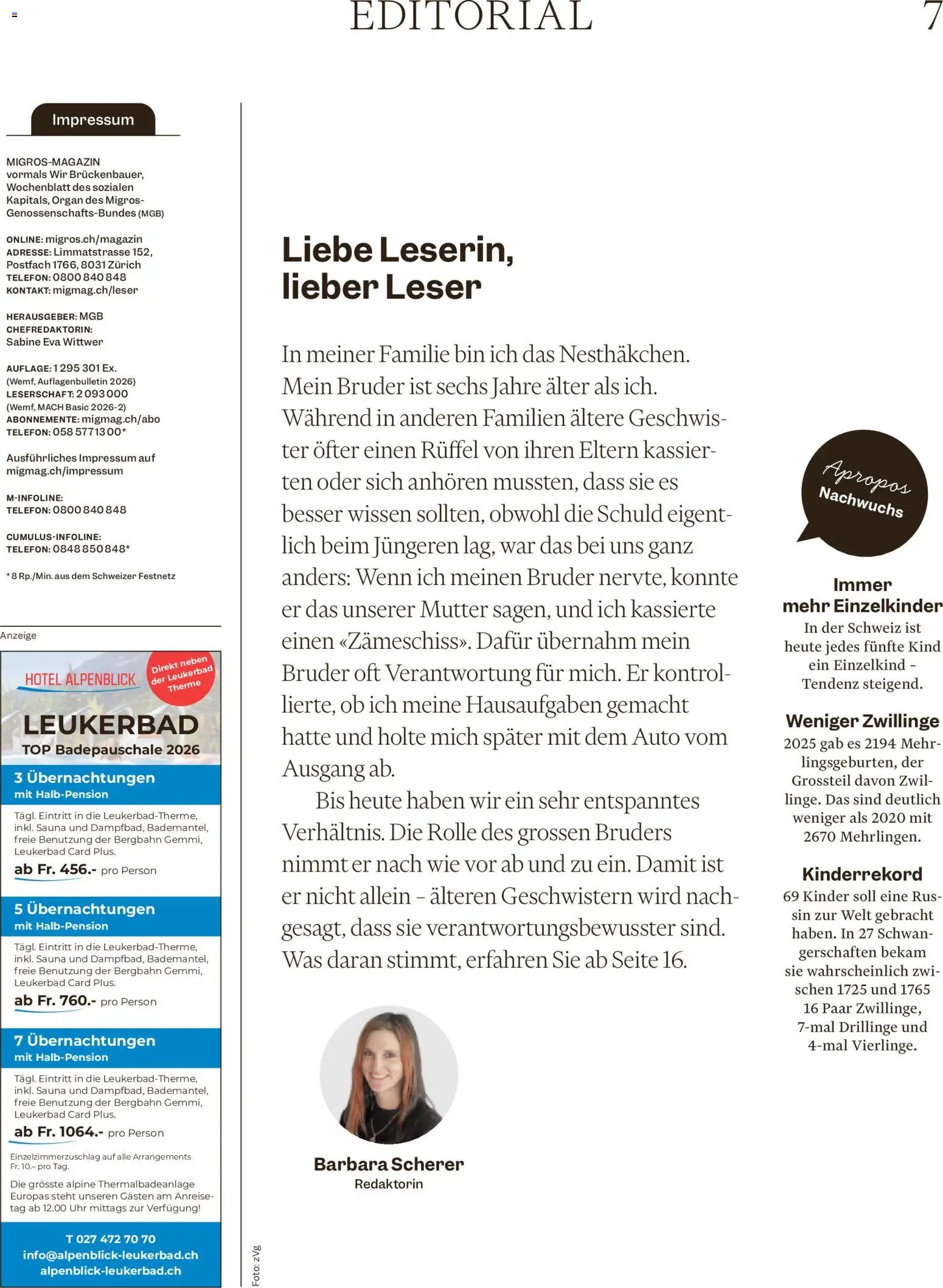 Migros aktionen Magazine