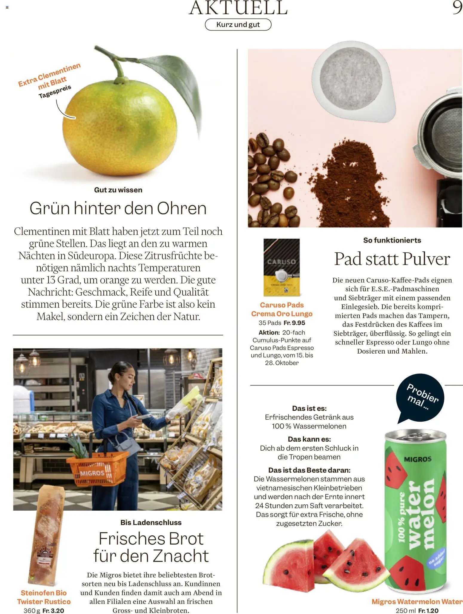 Migros aktionen Magazine