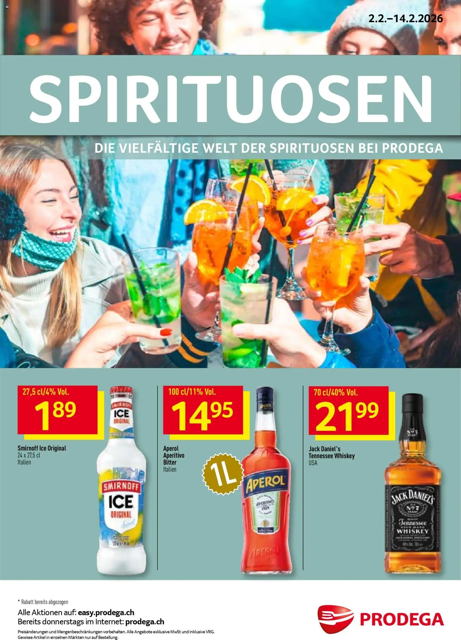 Prodega Aktionen Spirituosen (2026-02-02 - 2026-02-14)