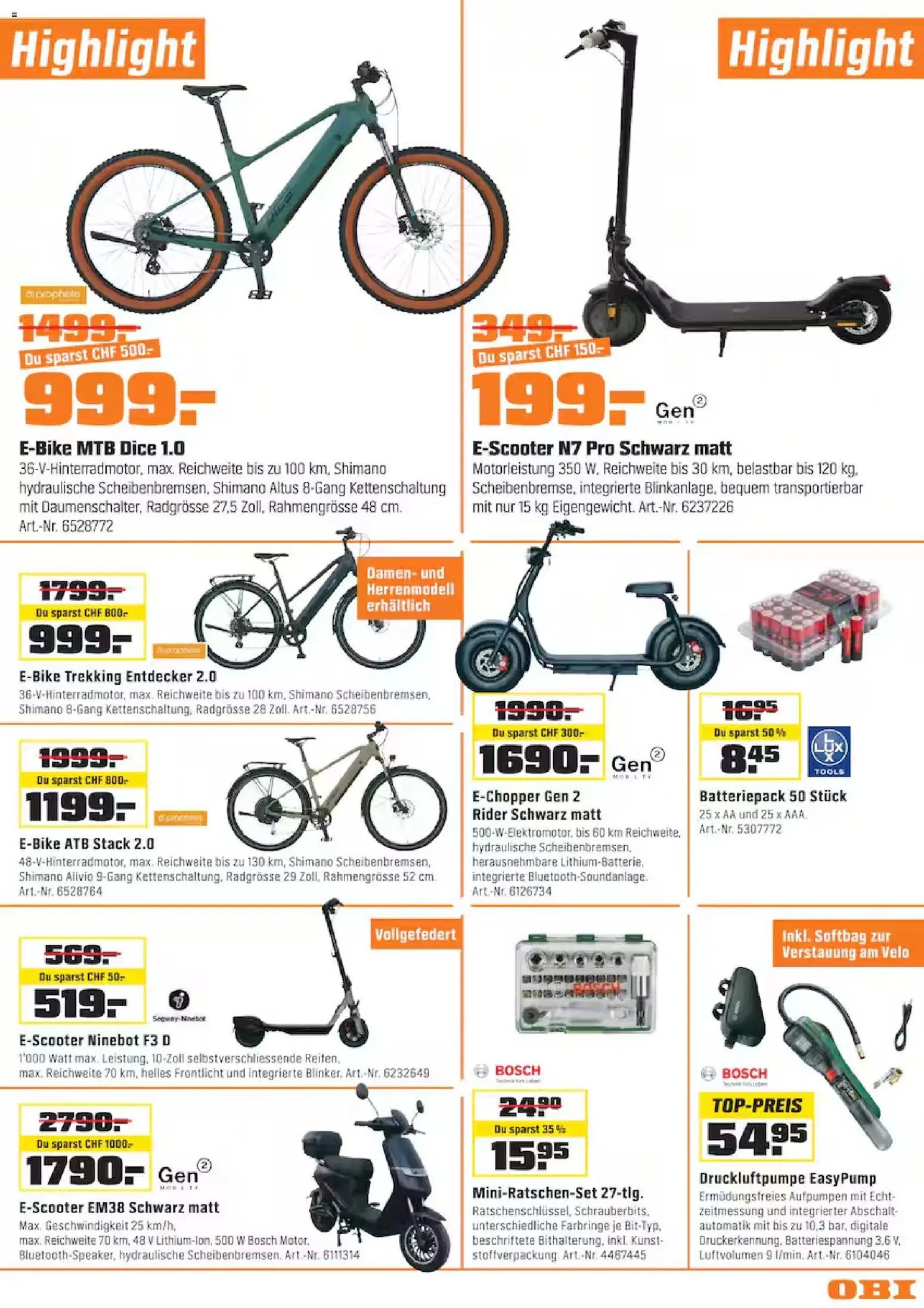 OBI aktionen (2026-04-29 - 2026-05-12)