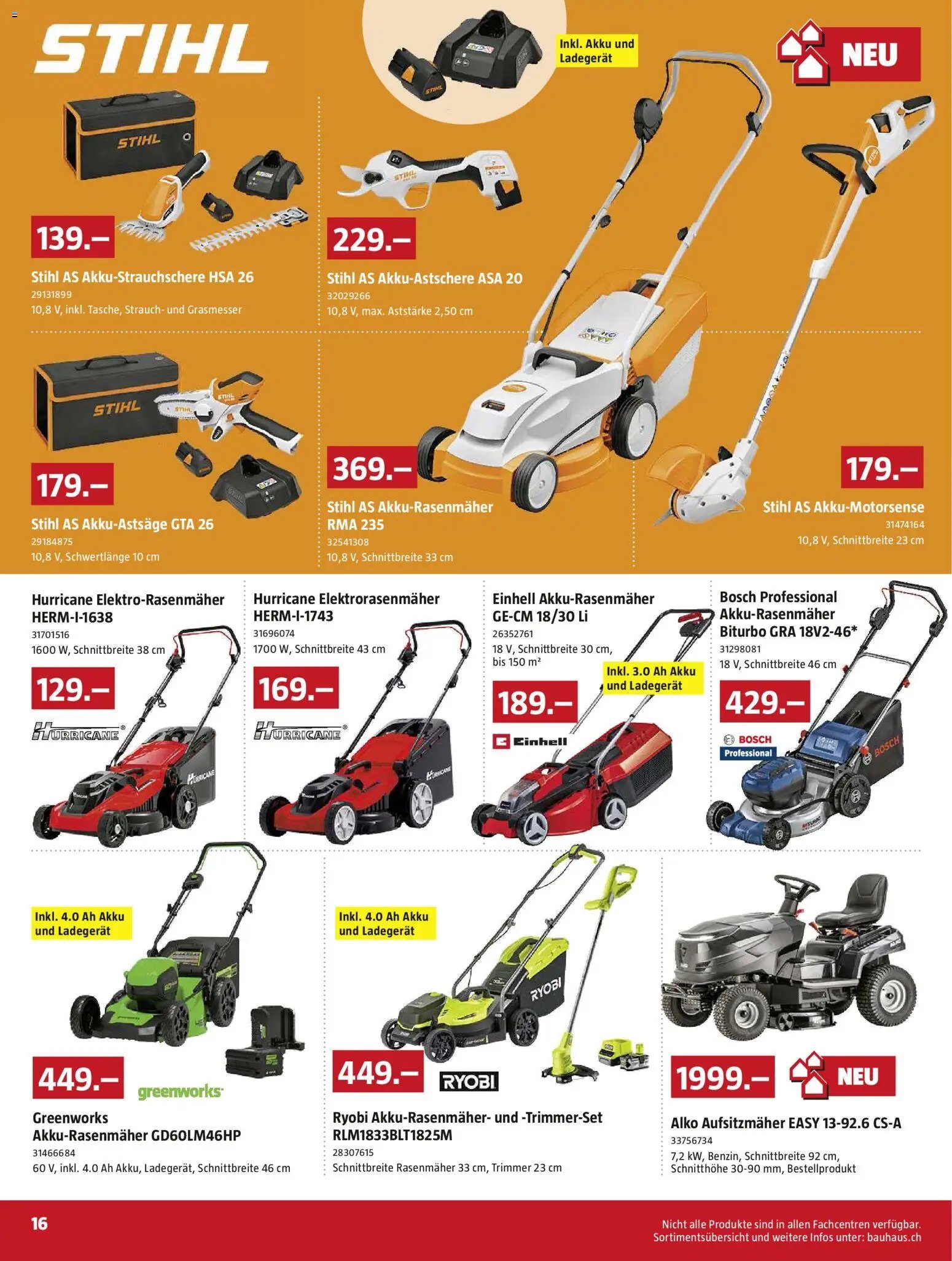 Bauhaus aktionen (2026-04-27 - 2026-05-24) | 16