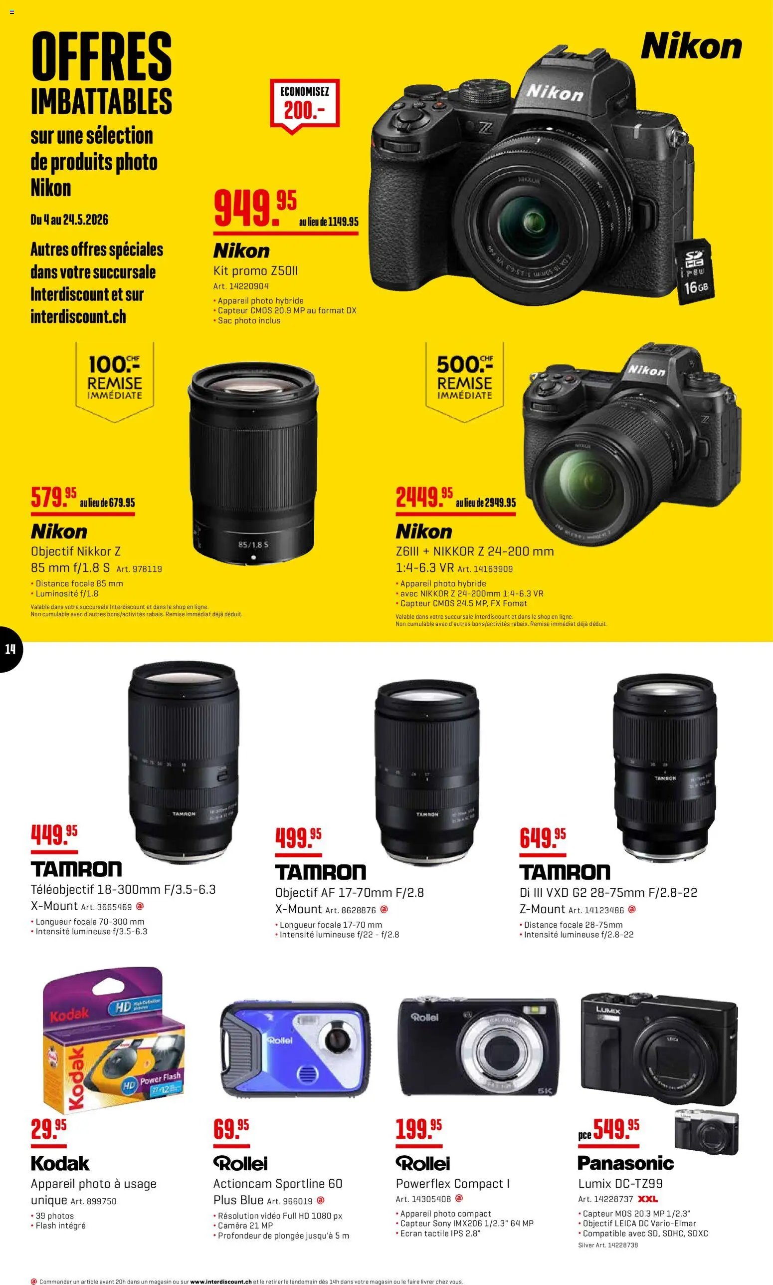 Interdiscount aktionen Hit De La Semaine (2026-05-11 - 2026-05-24)