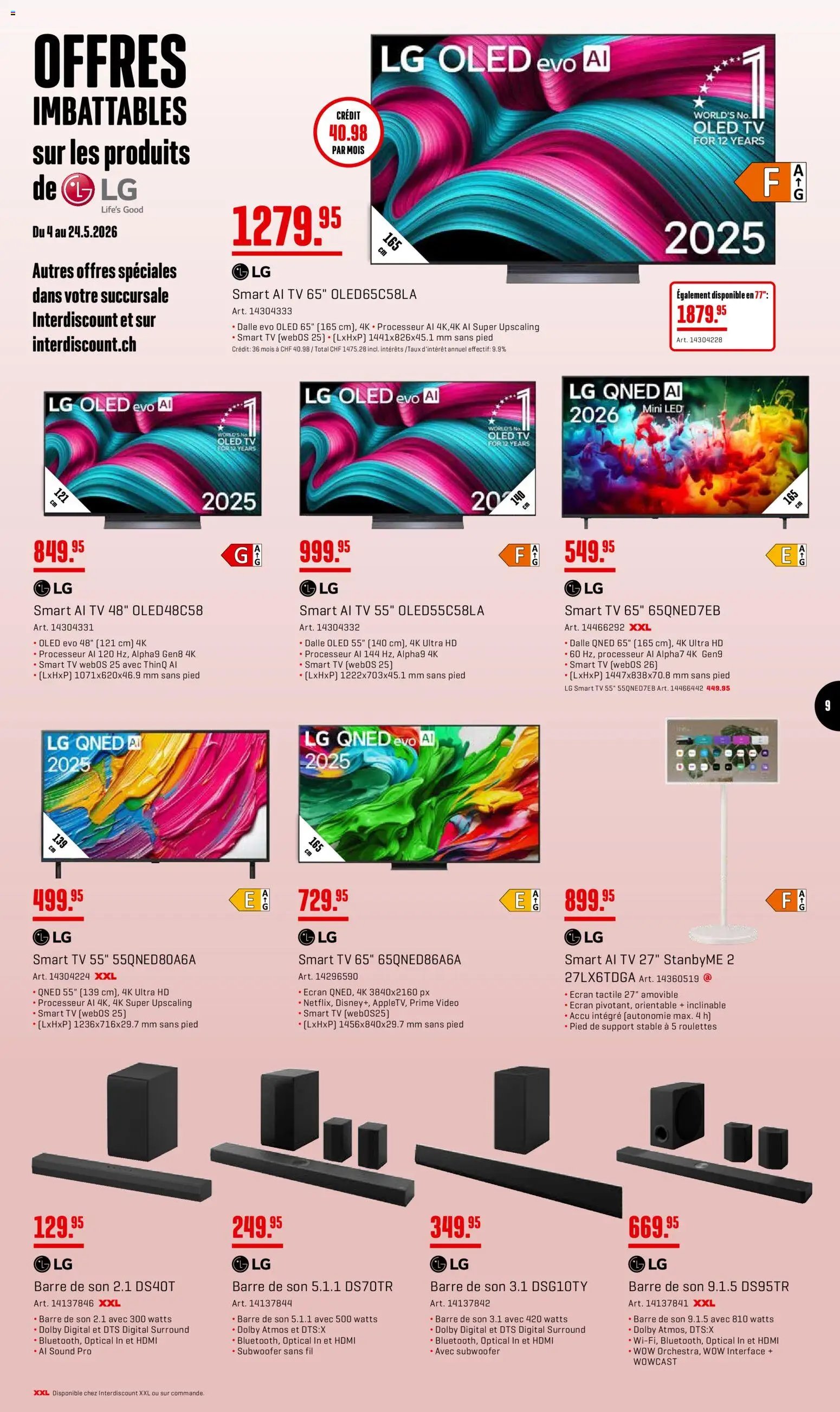 Interdiscount aktionen Hit De La Semaine (2026-05-11 - 2026-05-24)