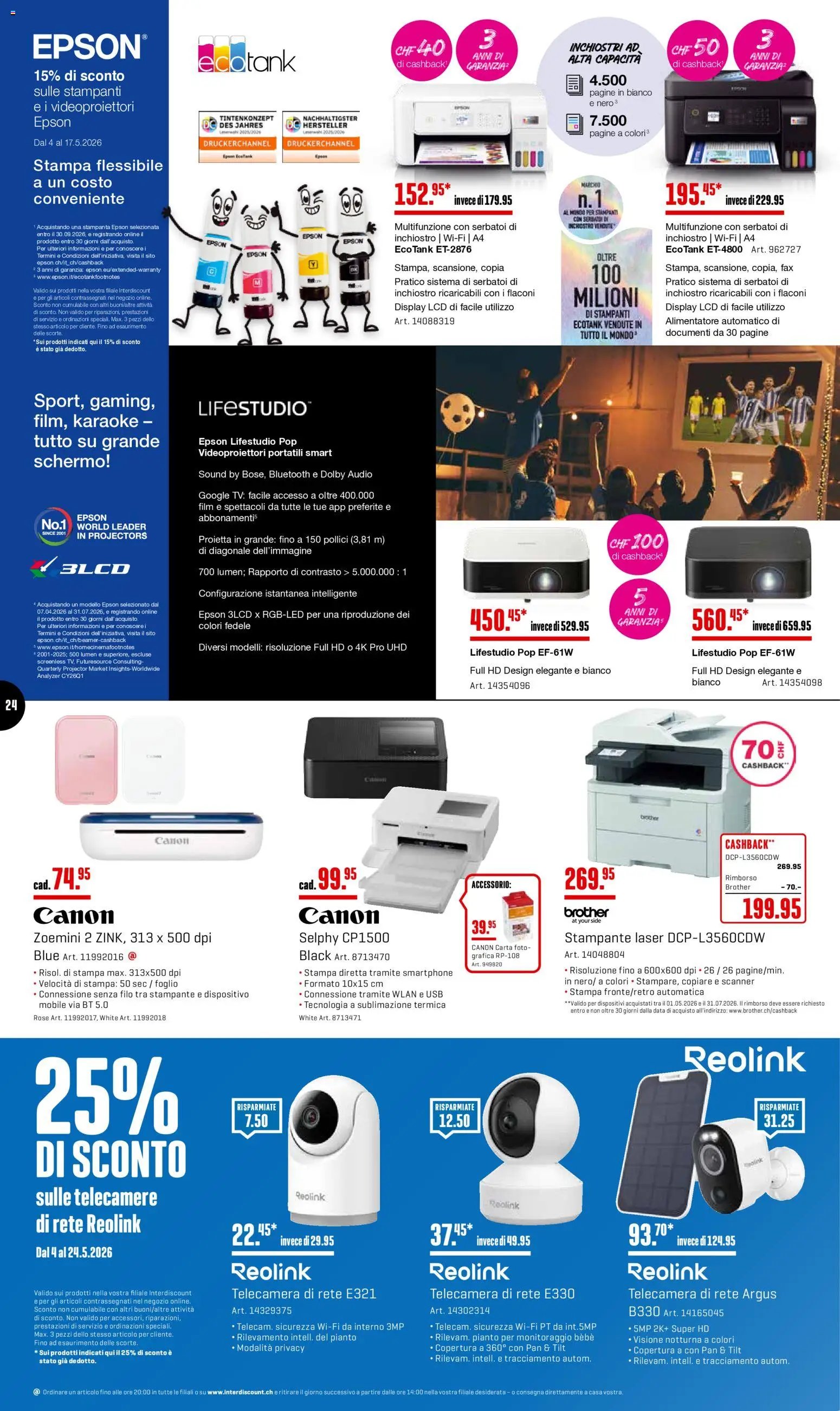 Interdiscount aktionen Hit Della Settimana (2026-05-11 - 2026-05-24)