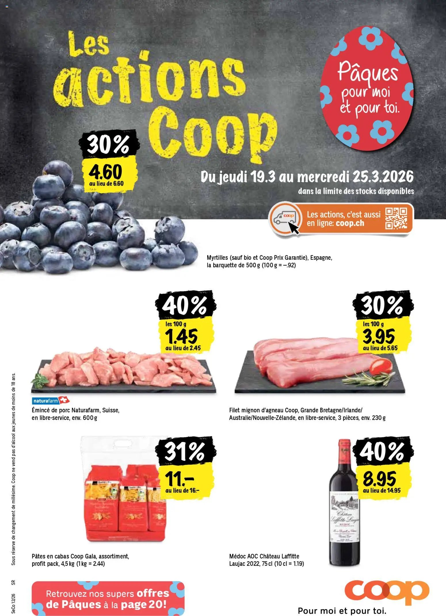 Coop aktionen FR (2026-03-19 - 2026-03-25) | 1