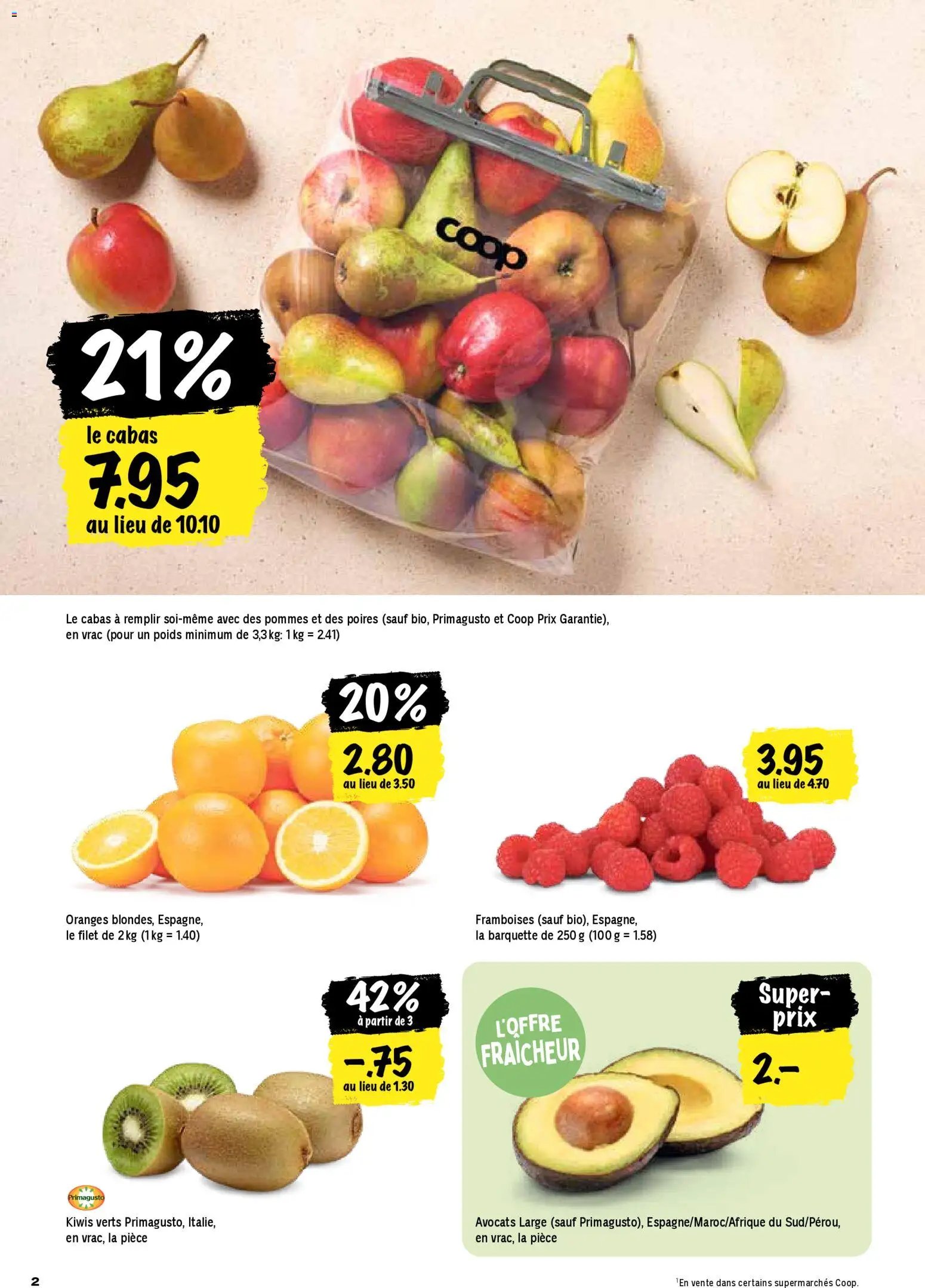 Coop aktionen FR (2026-03-19 - 2026-03-25) | 2