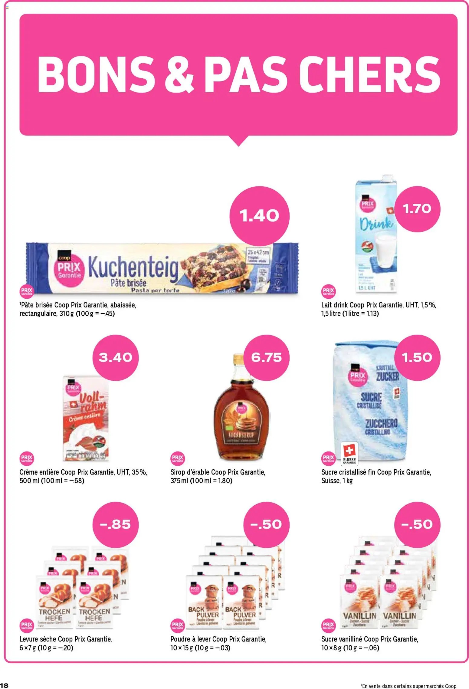 Coop aktionen FR (2026-03-19 - 2026-03-25) | 18