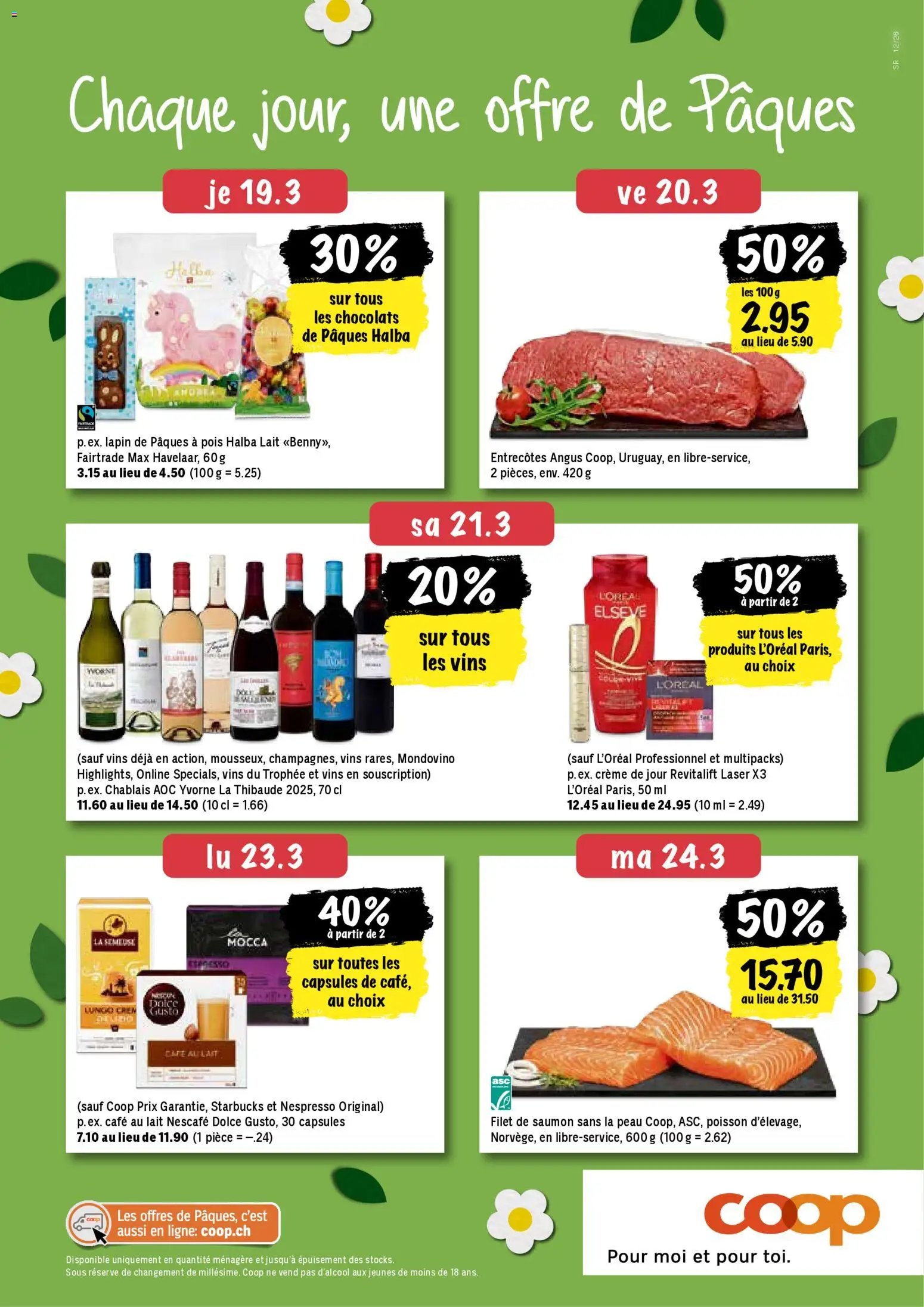 Coop aktionen FR (2026-03-19 - 2026-03-25) | 20