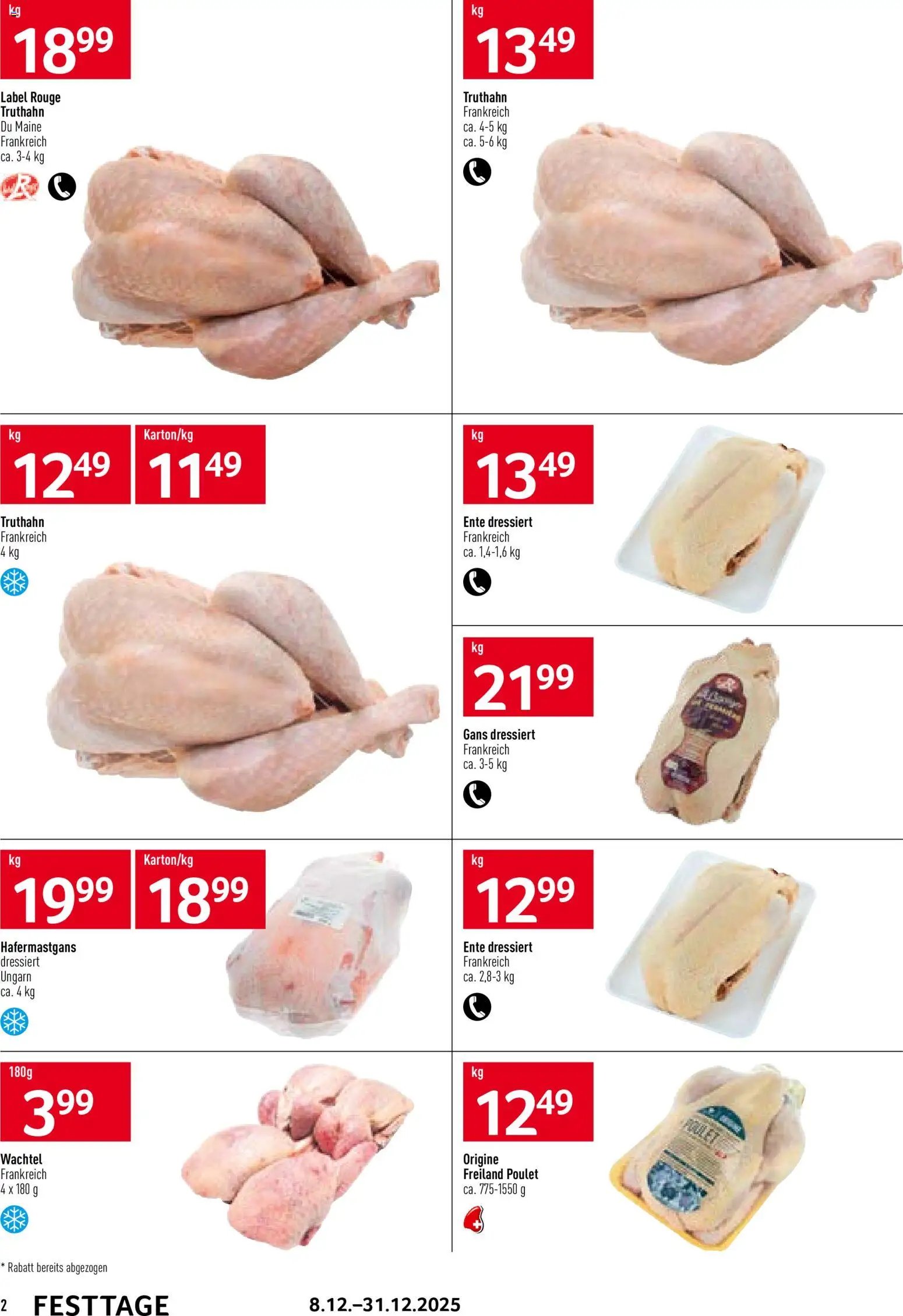 Prodega Aktionen Festtage (2025-12-08 - 2025-12-31)