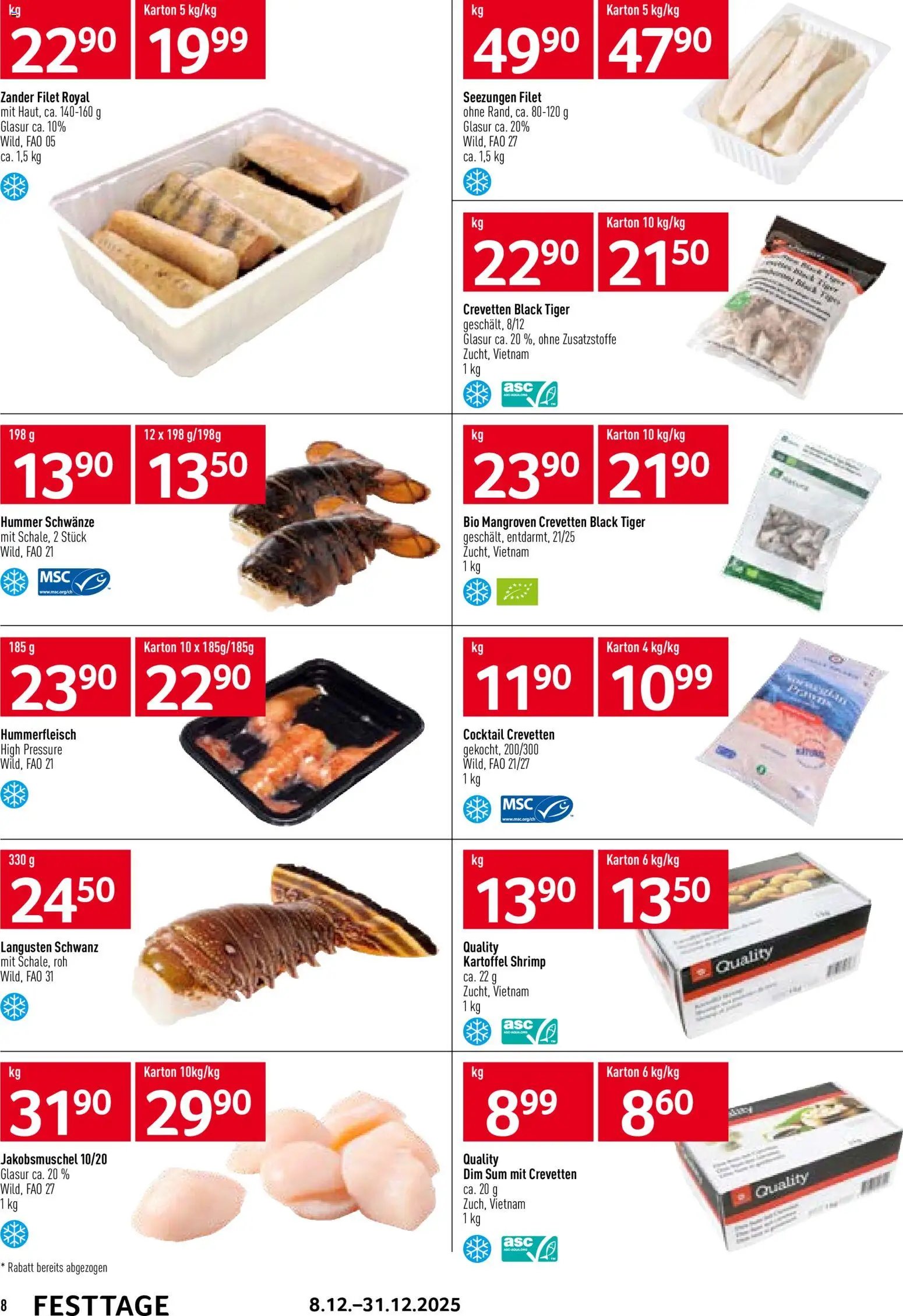 Prodega Aktionen Festtage (2025-12-08 - 2025-12-31)