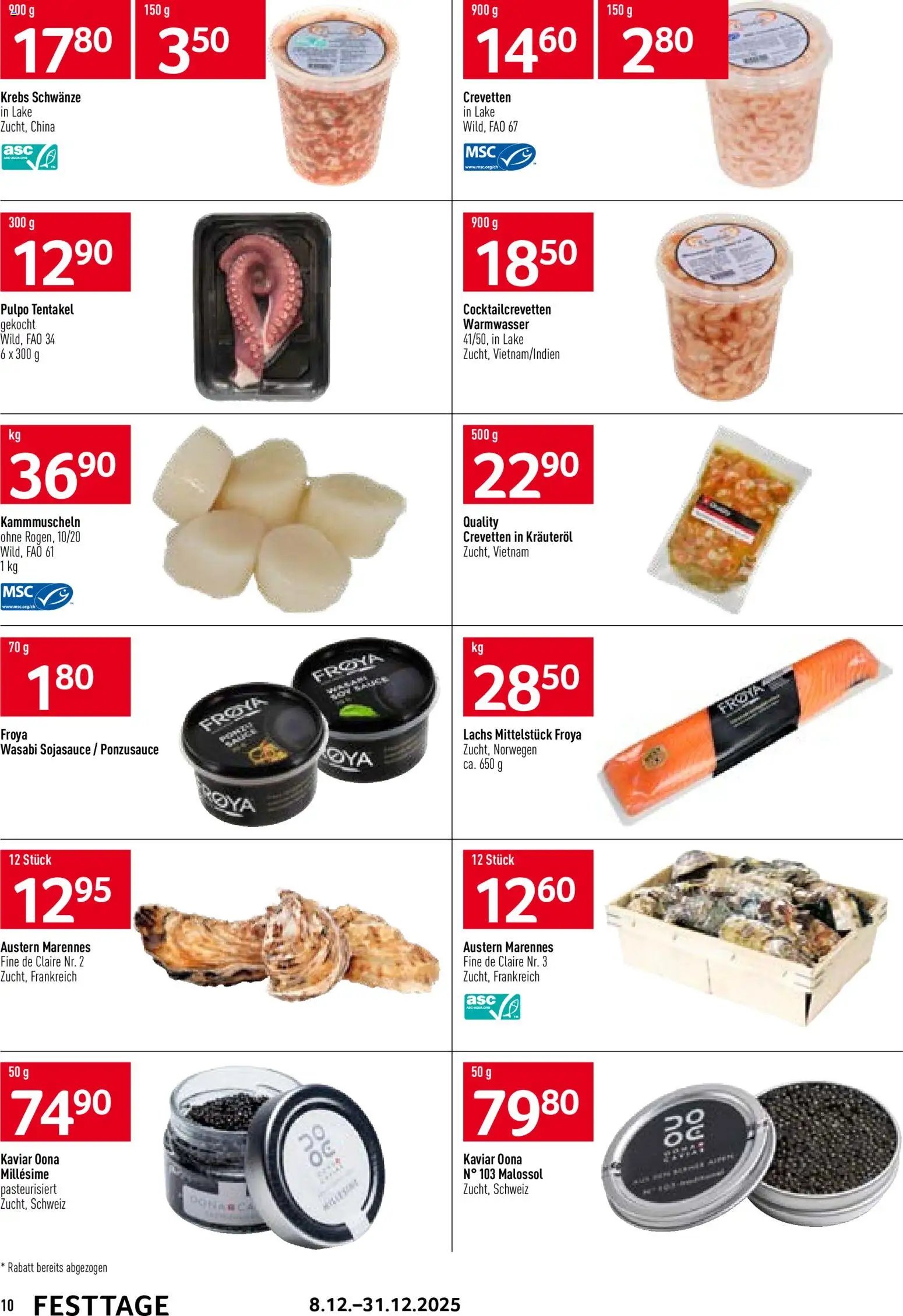 Prodega Aktionen Festtage (2025-12-08 - 2025-12-31)