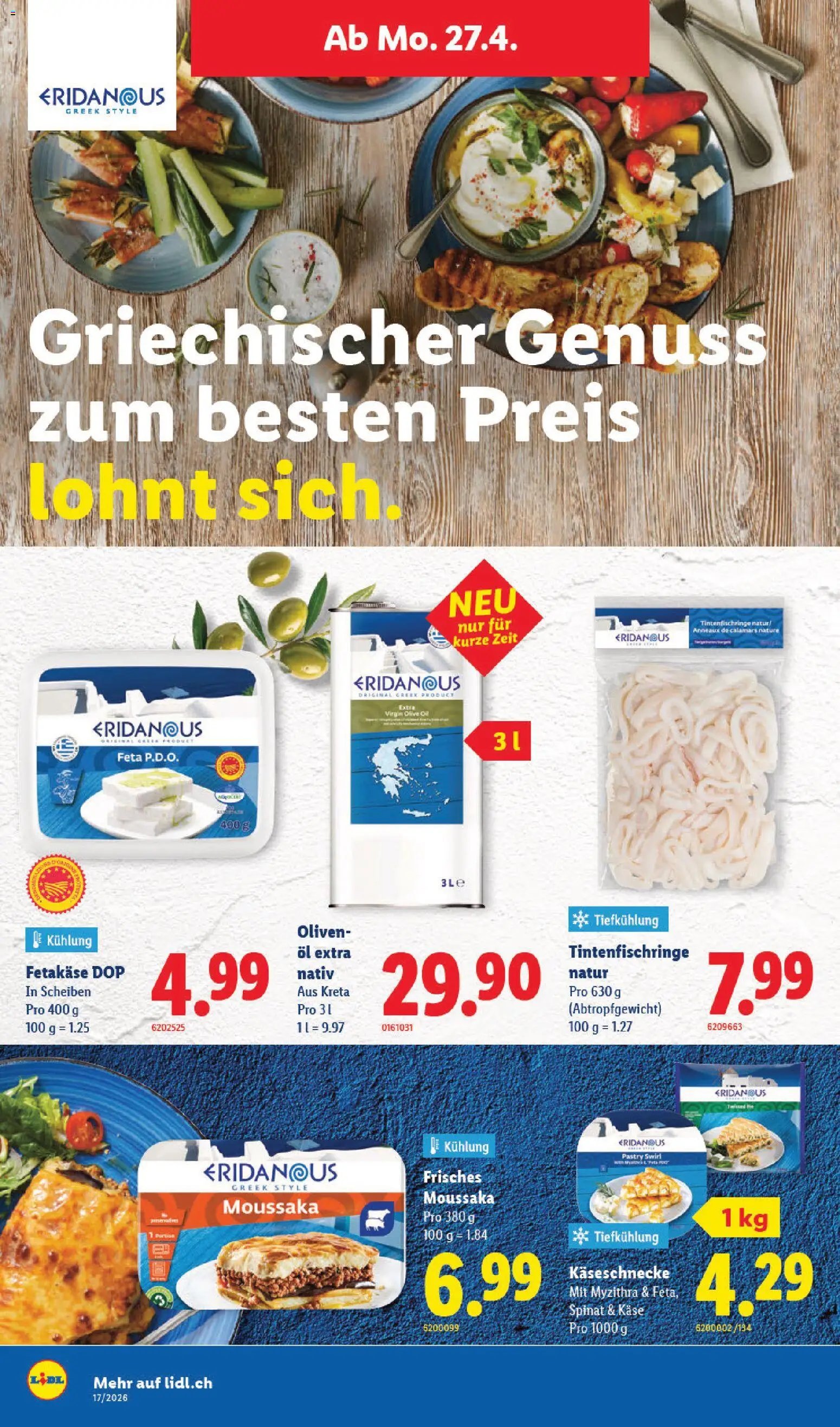 Lidl aktionen (2026-04-23 - 2026-04-29)