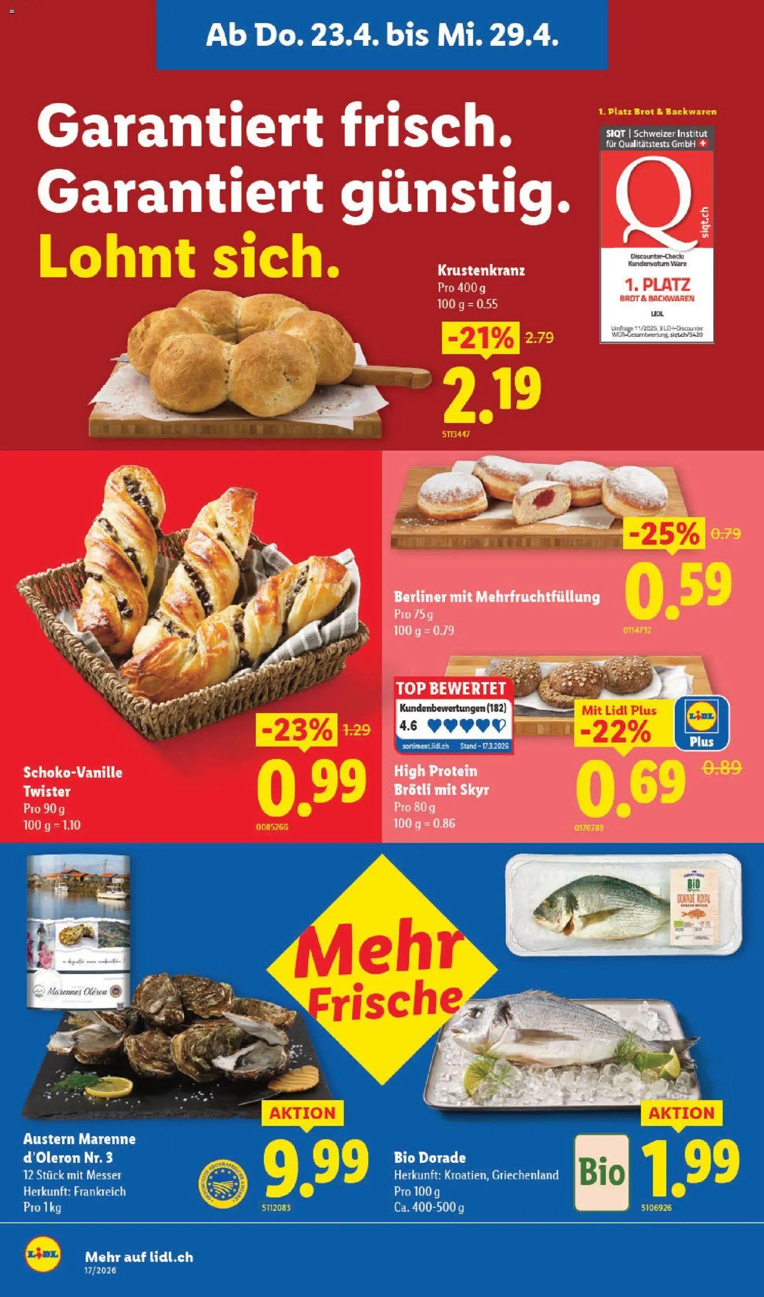 Lidl aktionen (2026-04-23 - 2026-04-29)
