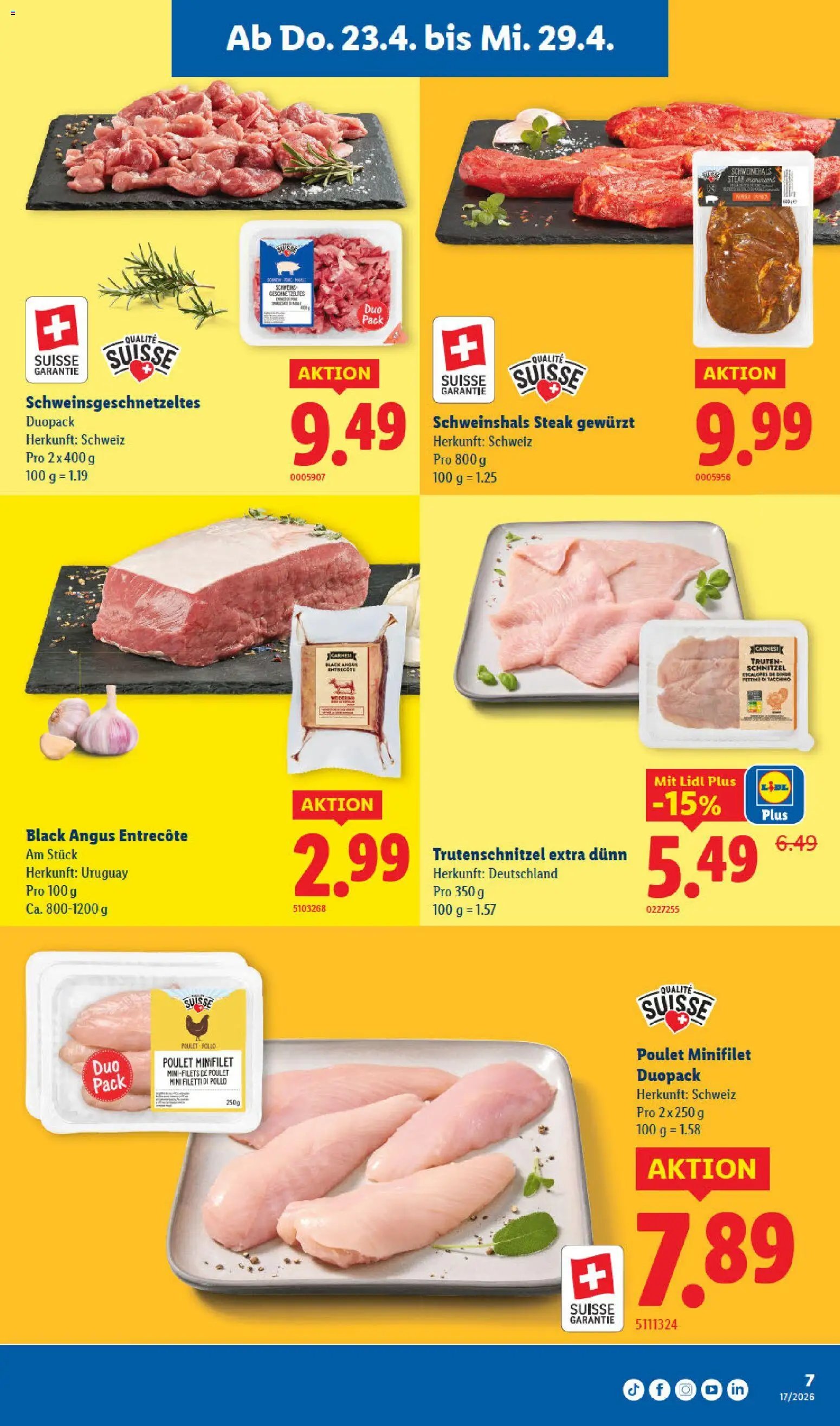 Lidl aktionen (2026-04-23 - 2026-04-29)