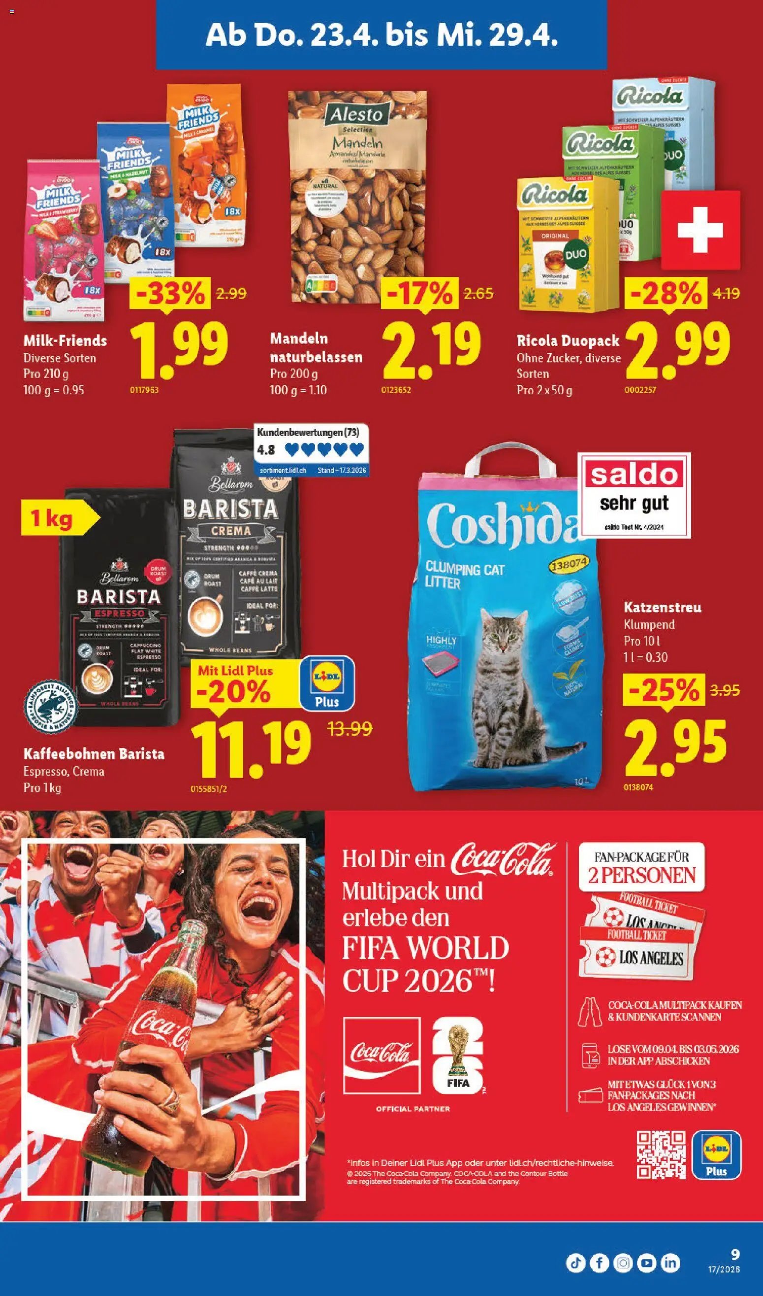 Lidl aktionen (2026-04-23 - 2026-04-29)