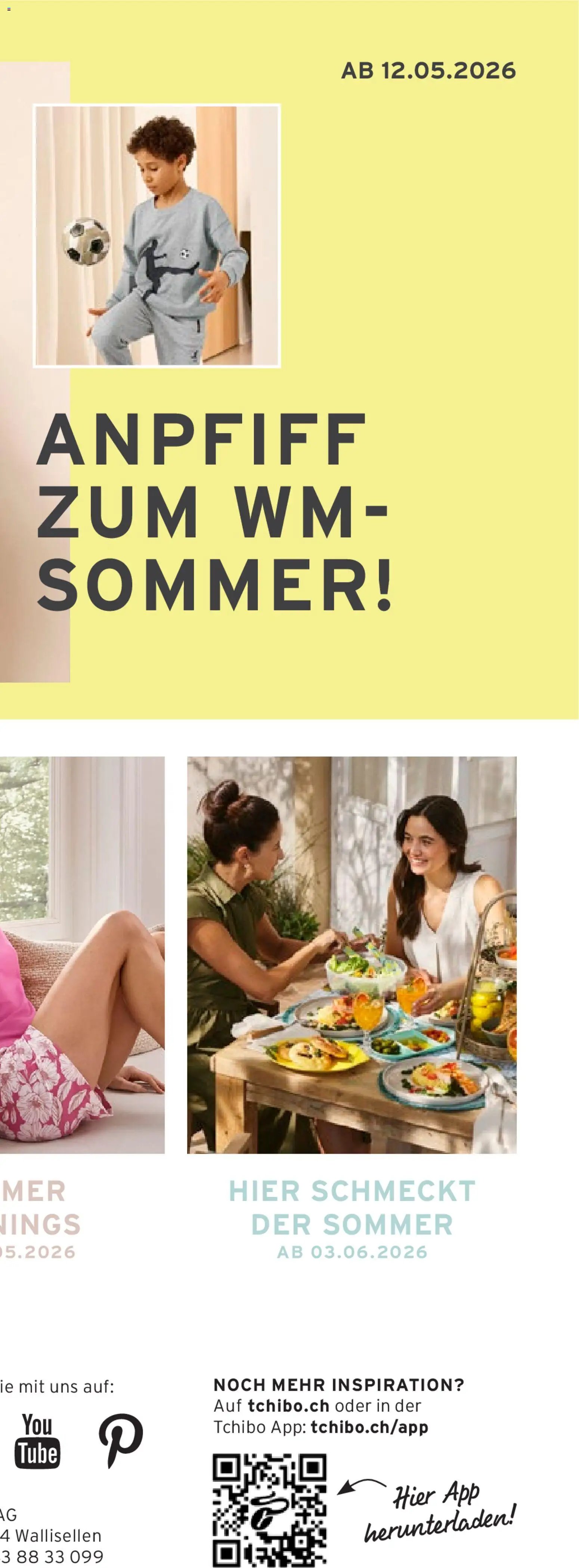 Tchibo aktionen Sommerzeit (2026-05-05 - 2026-05-25)