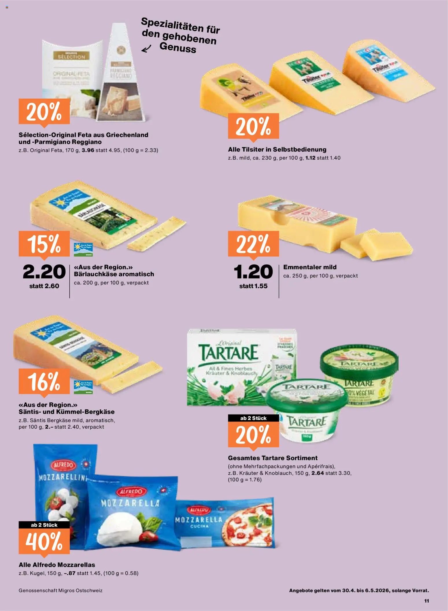 Migros aktionen (2026-04-30 - 2026-05-06)