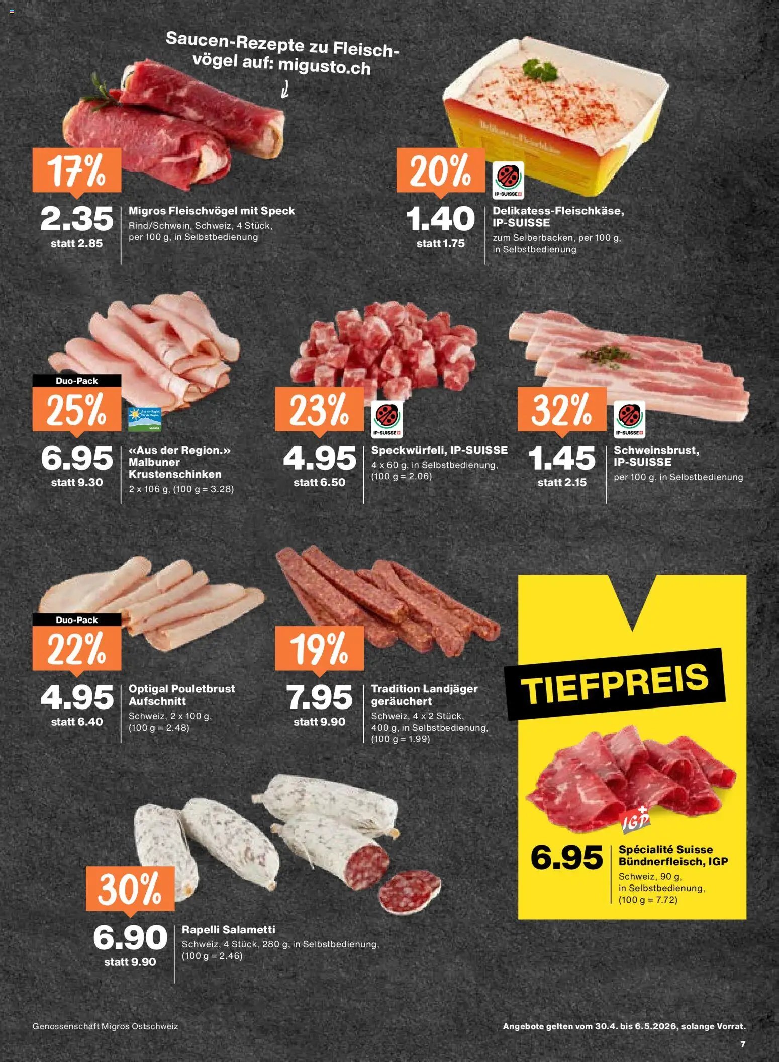 Migros aktionen (2026-04-30 - 2026-05-06)