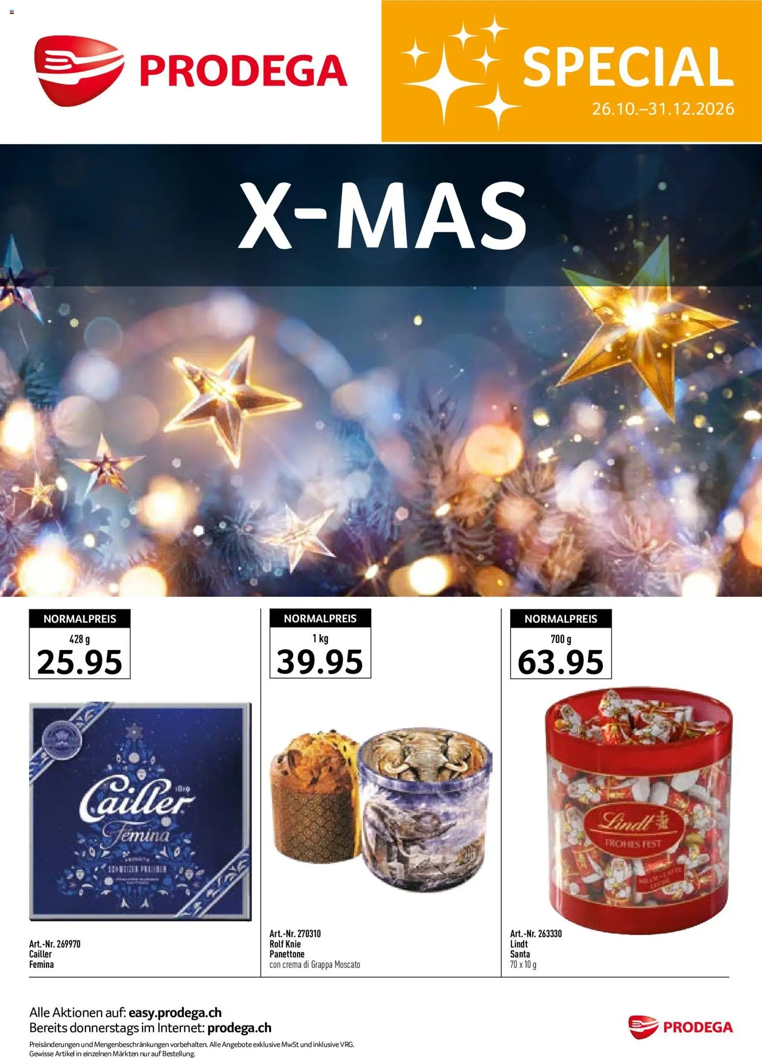 Prodega aktionen X-Mas