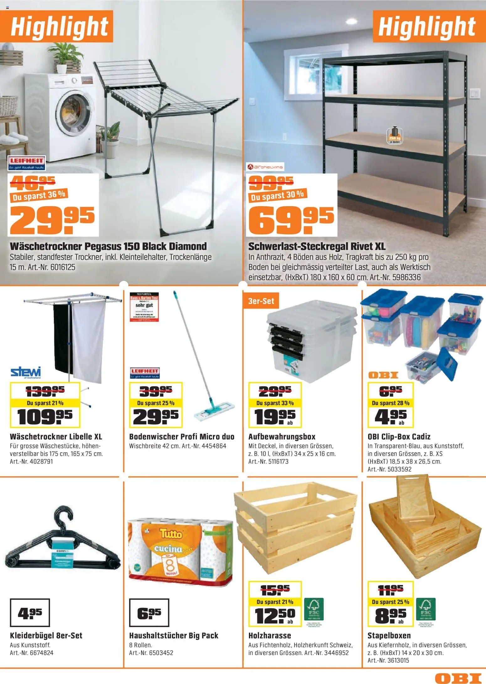 OBI - UNSERE SUPERDEALS!