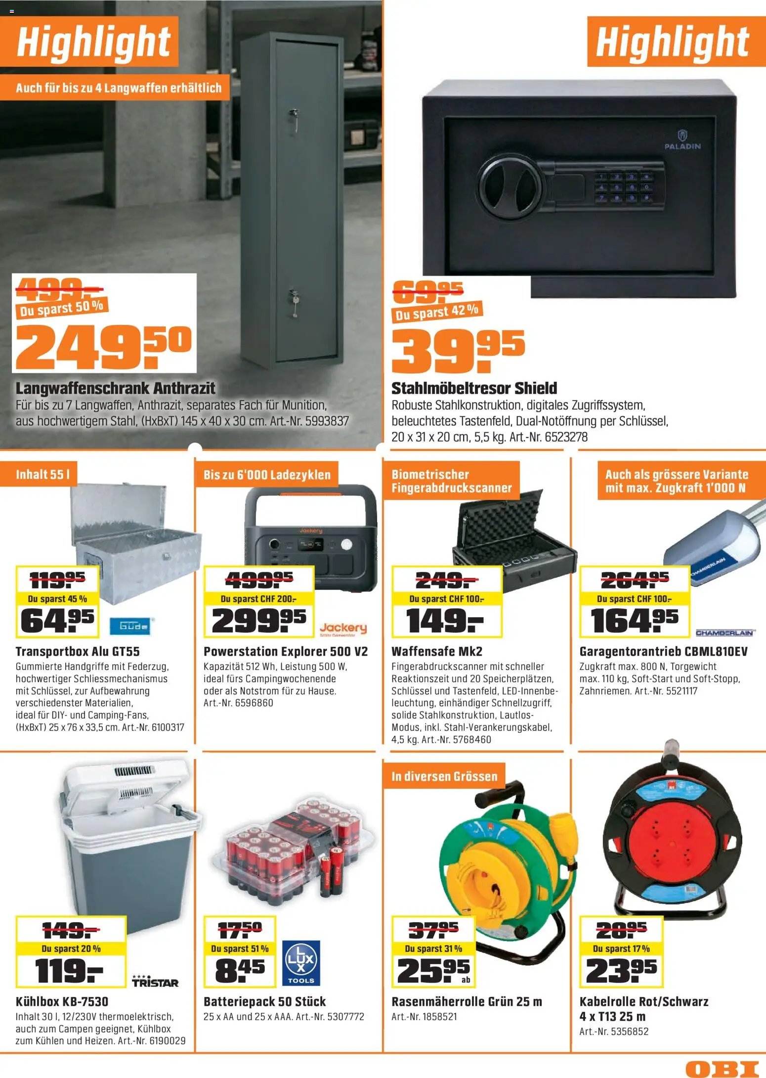 OBI - UNSERE SUPERDEALS!