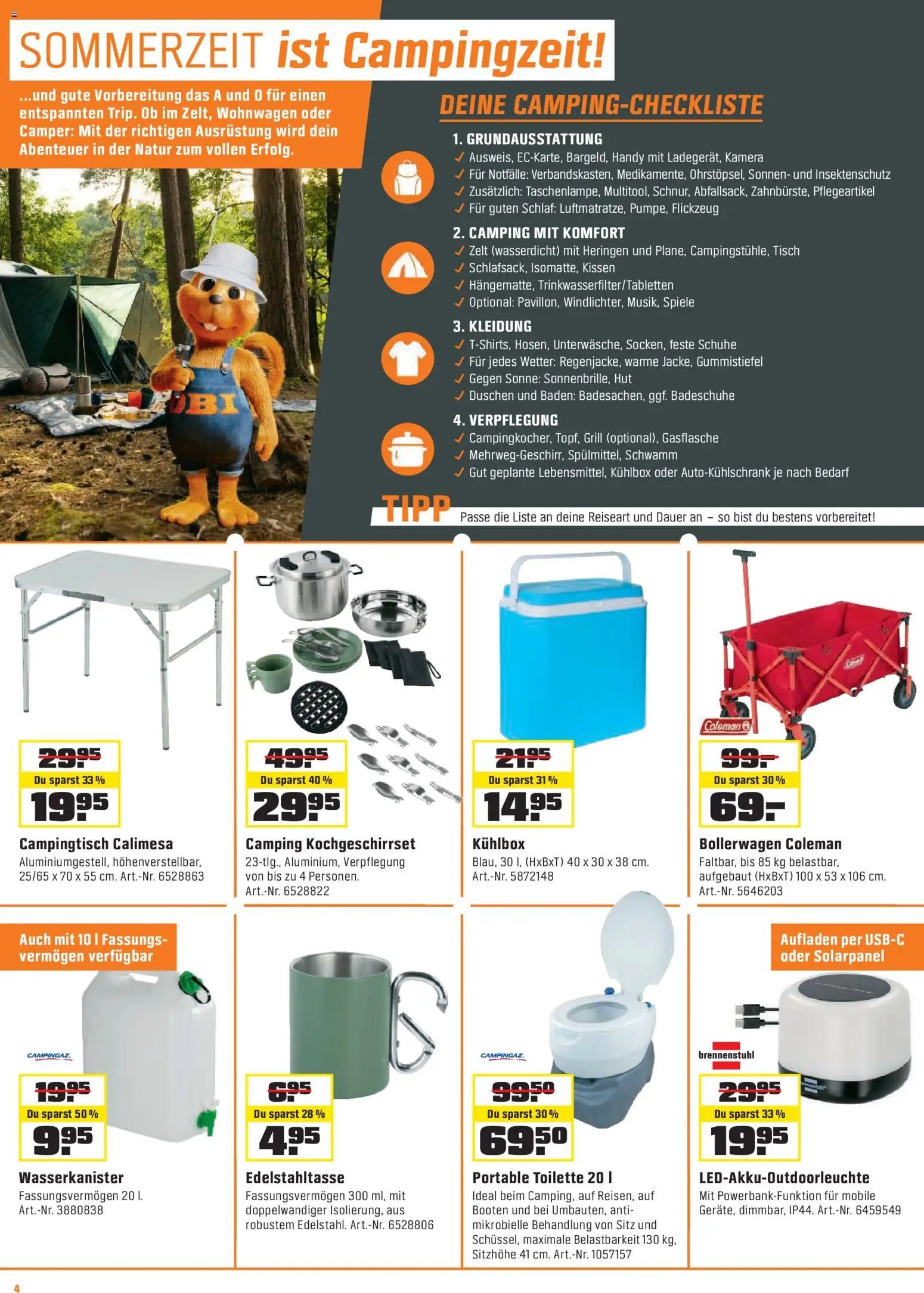 OBI - UNSERE SUPERDEALS!