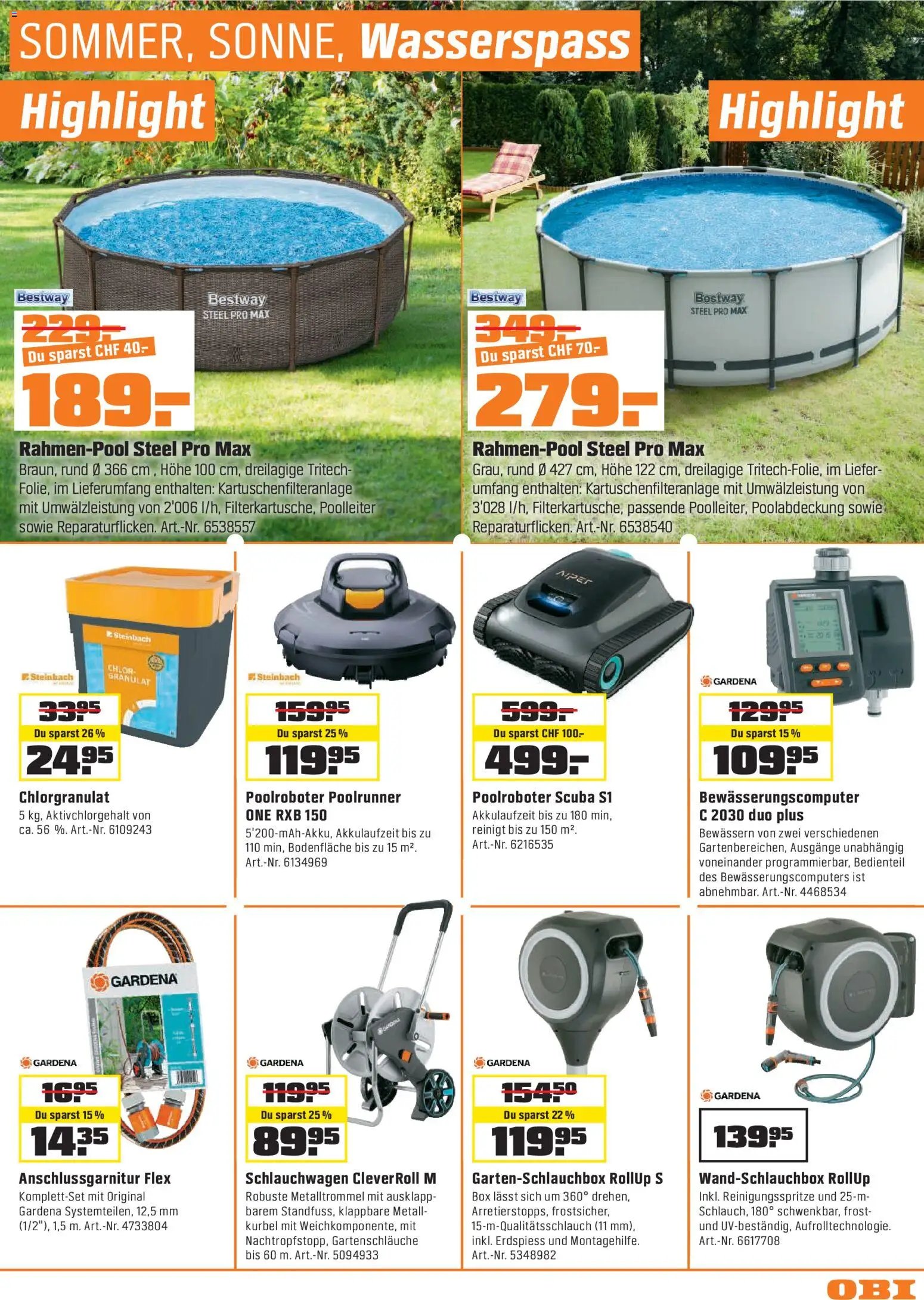 OBI - UNSERE SUPERDEALS!