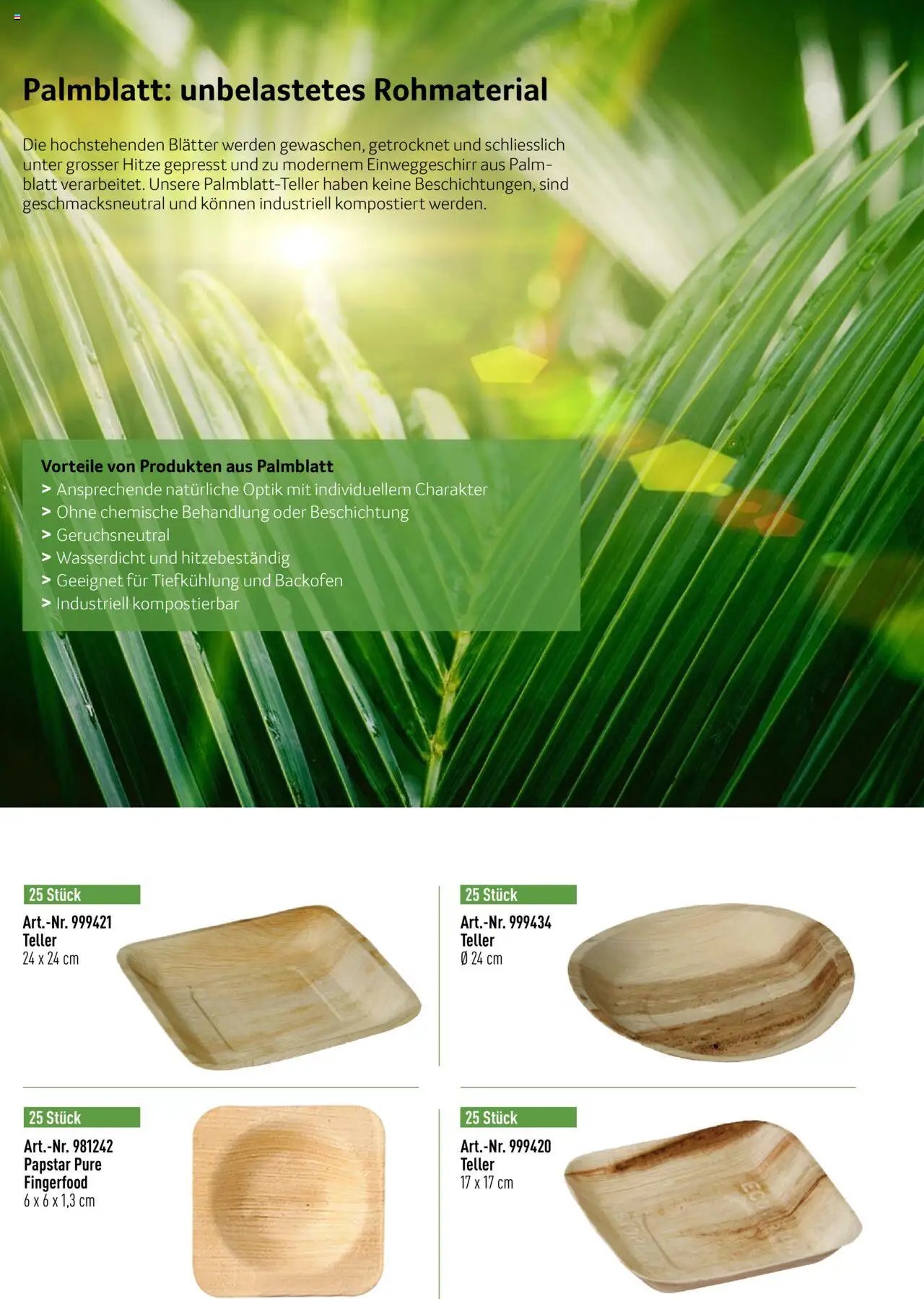 Prodega Aktionen Nachhaltiges Einweggeschirr für unterwegs. (2025-04-03 - 2025-12-31) | 3