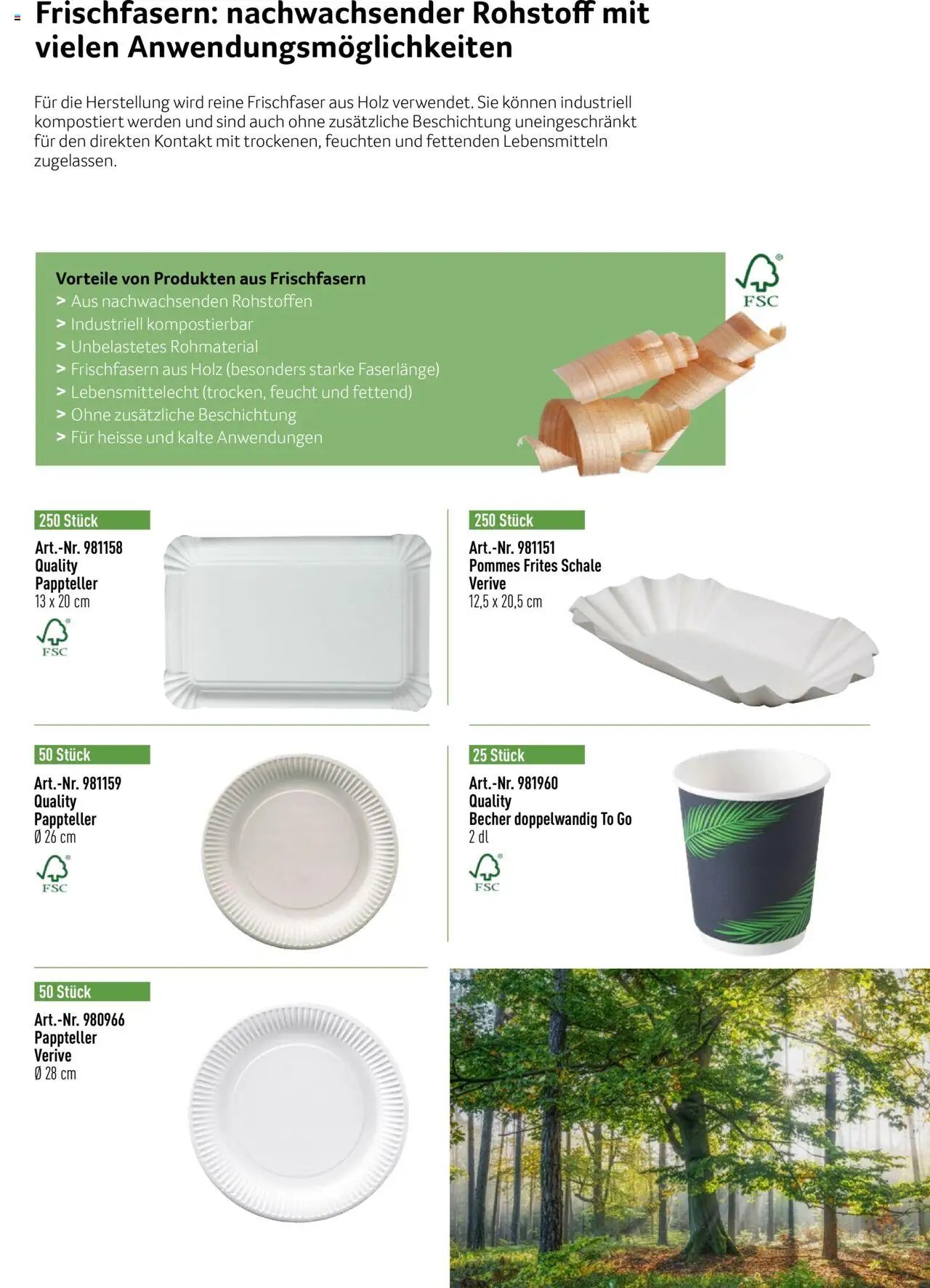 Prodega Aktionen Nachhaltiges Einweggeschirr für unterwegs. (2025-04-03 - 2025-12-31) | 5