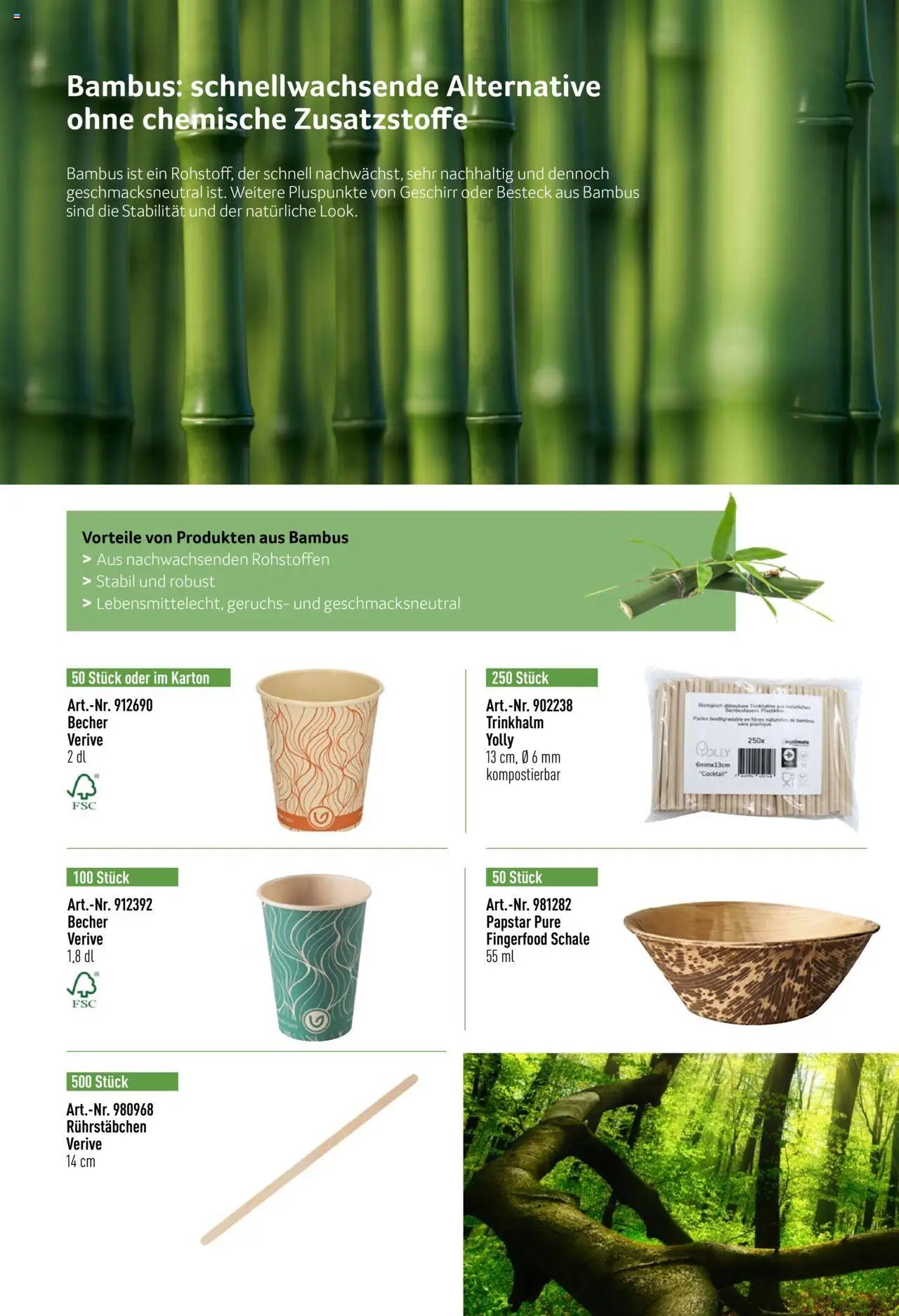 Prodega Aktionen Nachhaltiges Einweggeschirr für unterwegs. (2025-04-03 - 2025-12-31) | 6