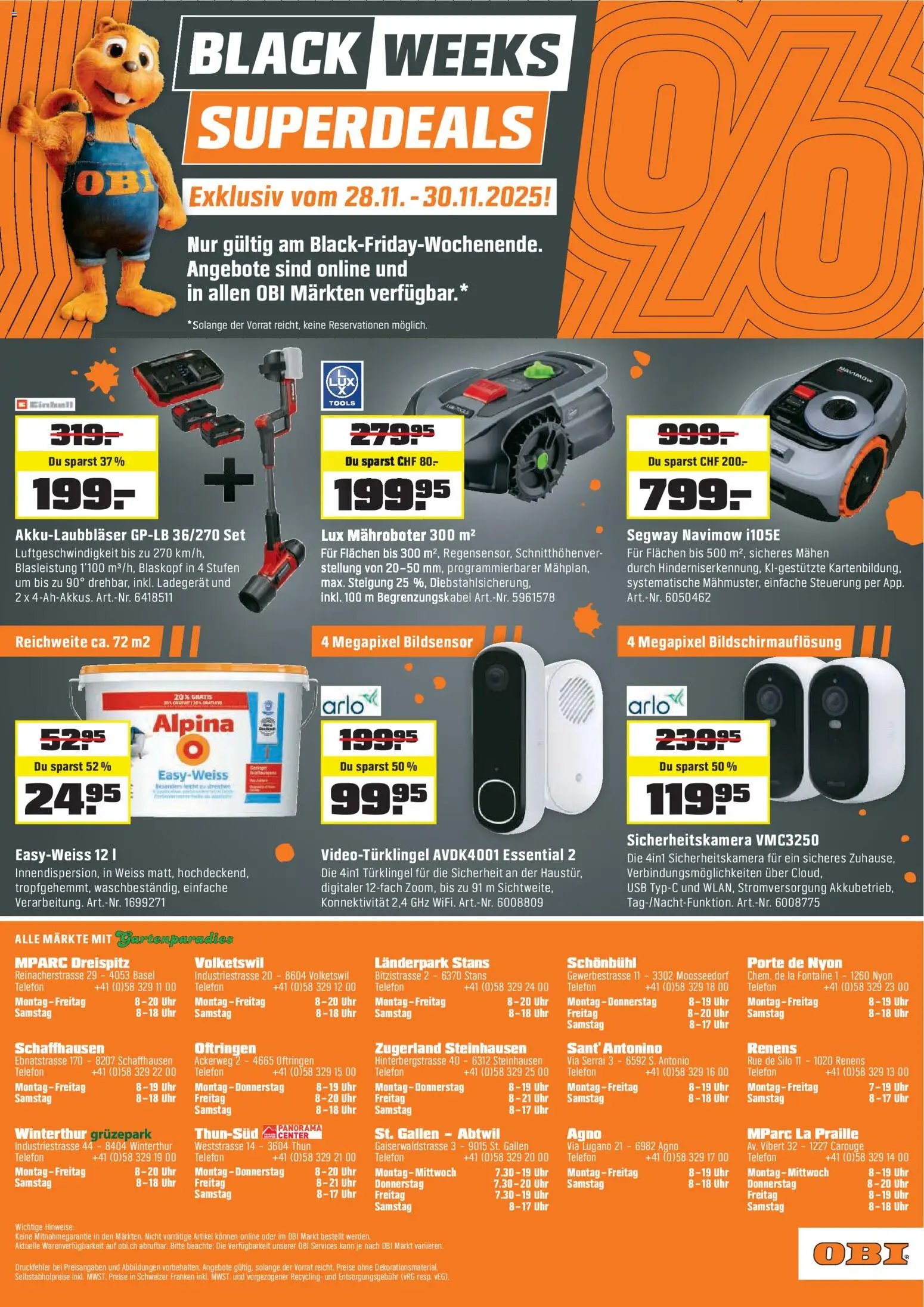 OBI Black Friday (2025-11-15 - 2025-11-30)