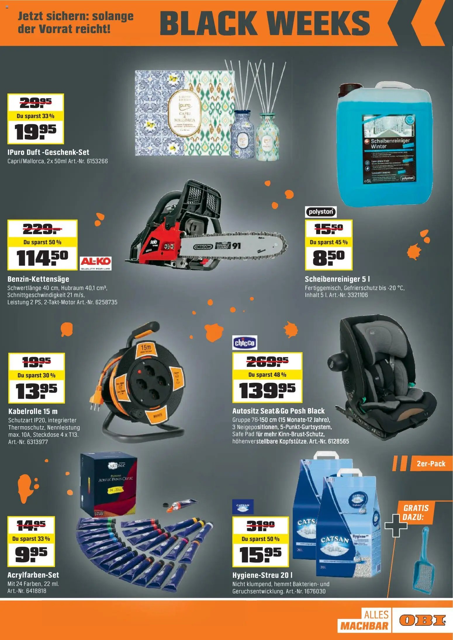 OBI Black Friday (2025-11-15 - 2025-11-30)