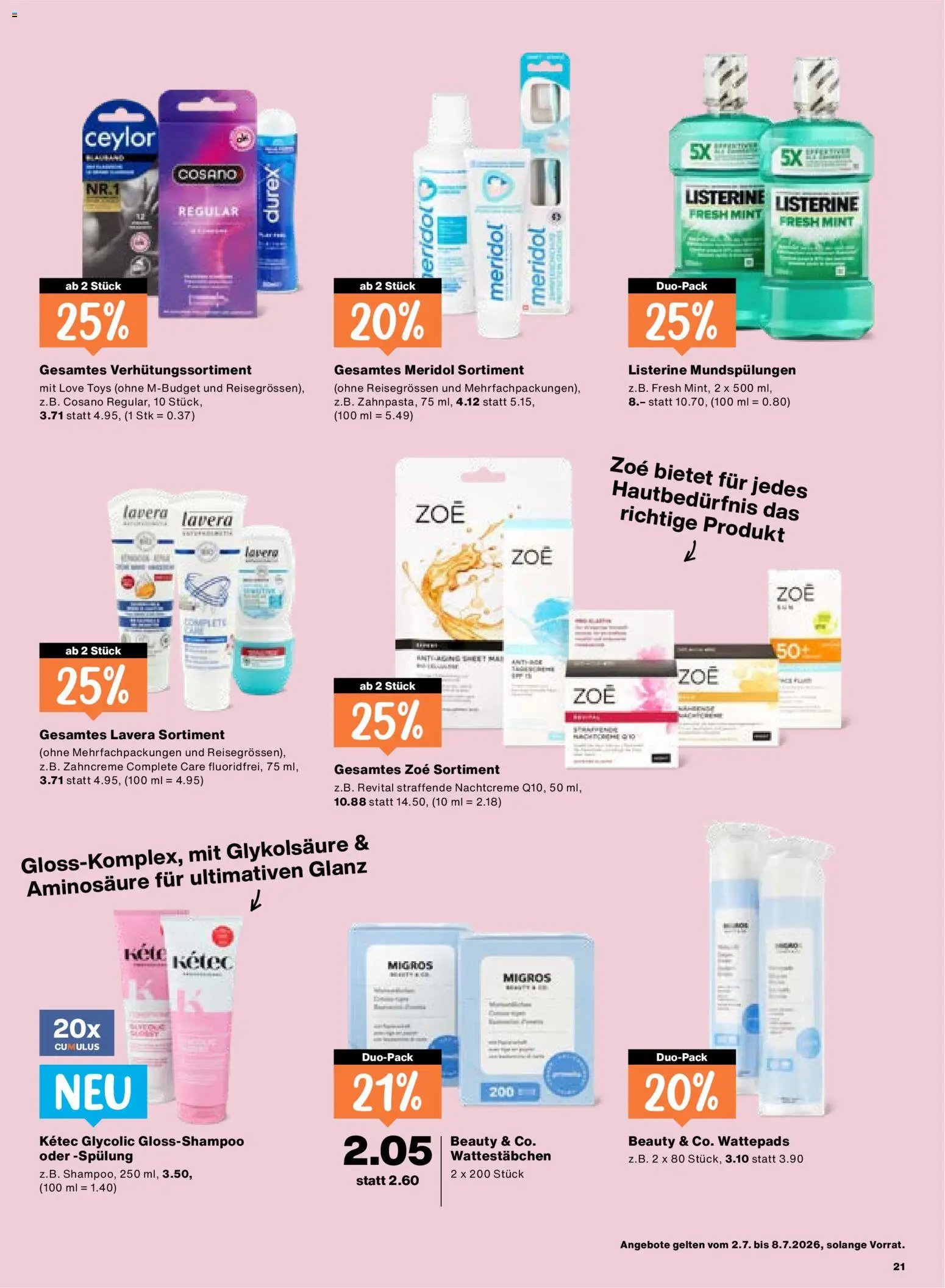 Migros aktionen