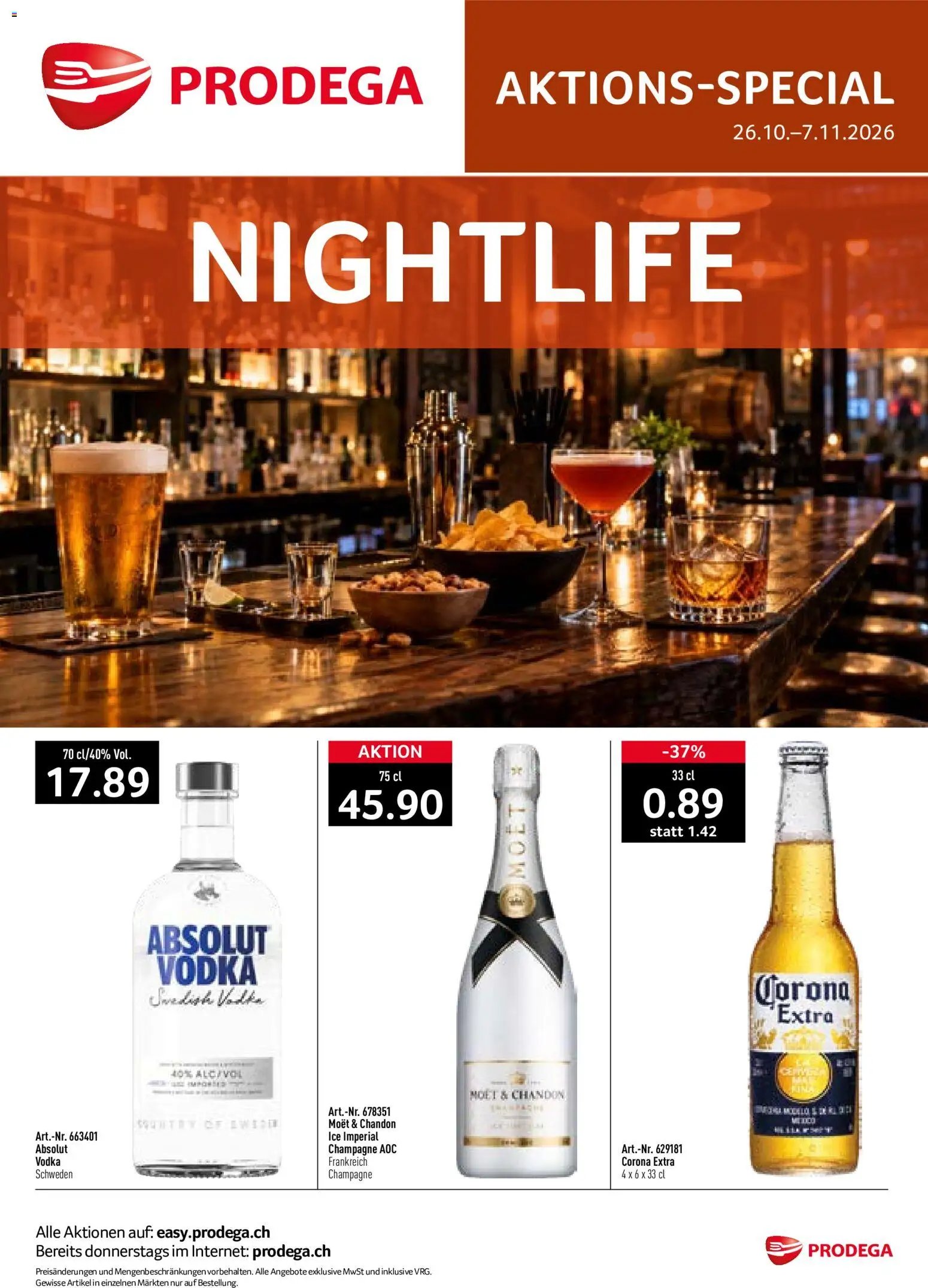 Prodega aktionen Nightlife