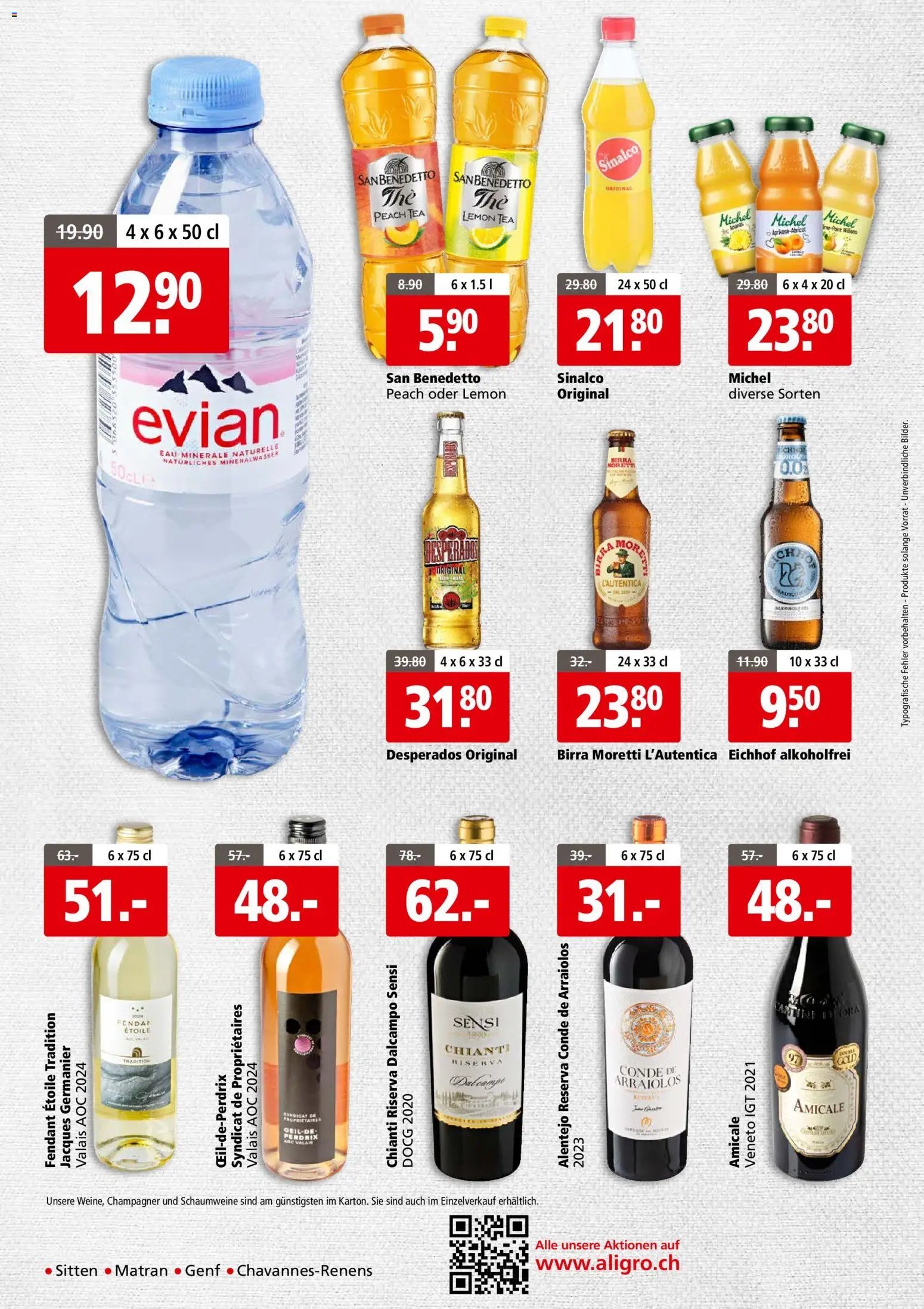 Aligro Aktionen Businesskunden - Chavannes, Matran, Genf, Sitten (2026-01-12 - 2026-01-17) | 4