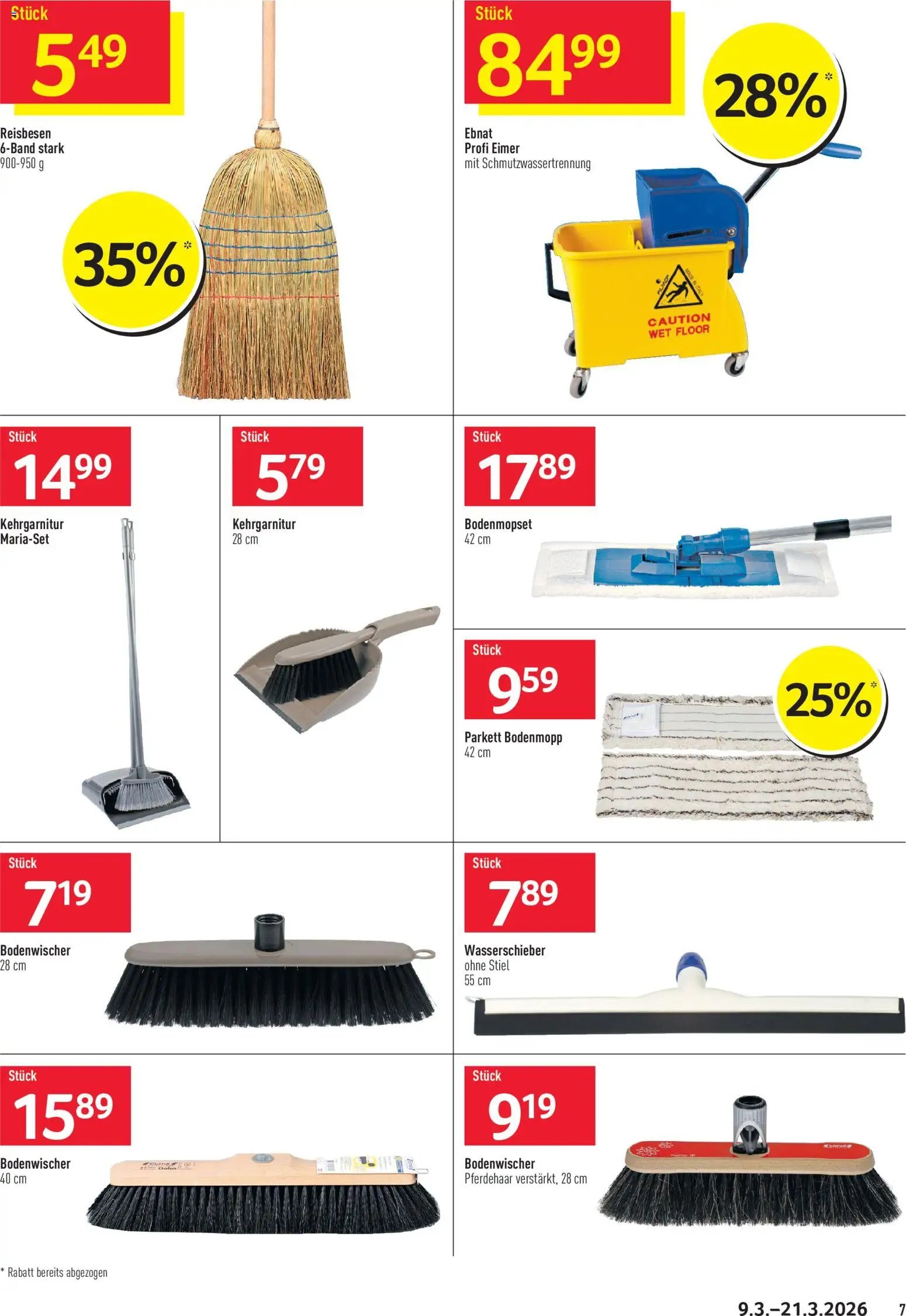 Prodega aktionen Reinigung (2026-03-09 - 2026-03-21)