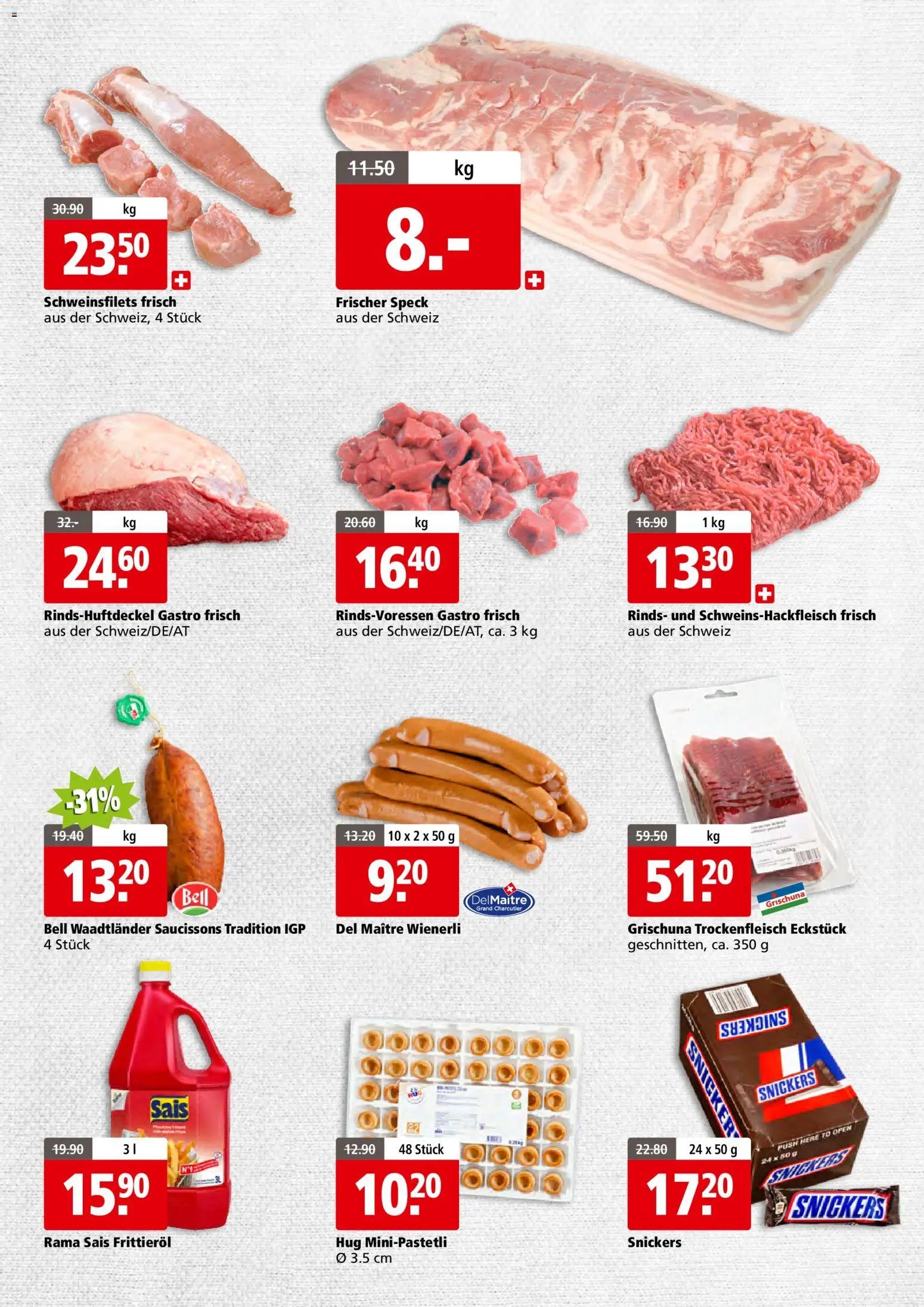 Aligro Aktionen Businesskunden - Chavannes, Matran, Genf, Sitten (2026-01-19 - 2026-01-24) | 3