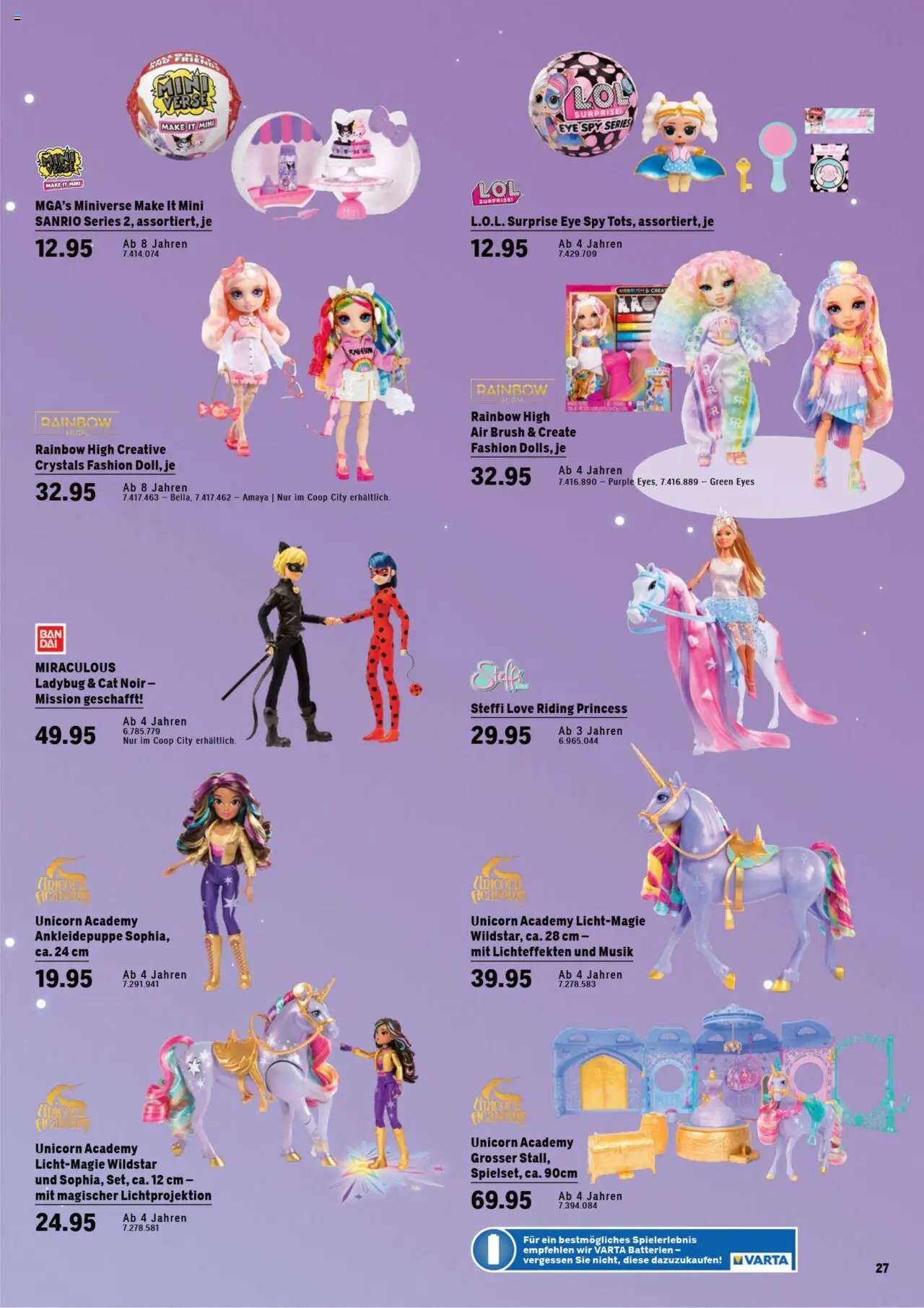 Coop City Aktionen Zauberhafte Geschenkideen (2025-10-08 - 2025-12-24)