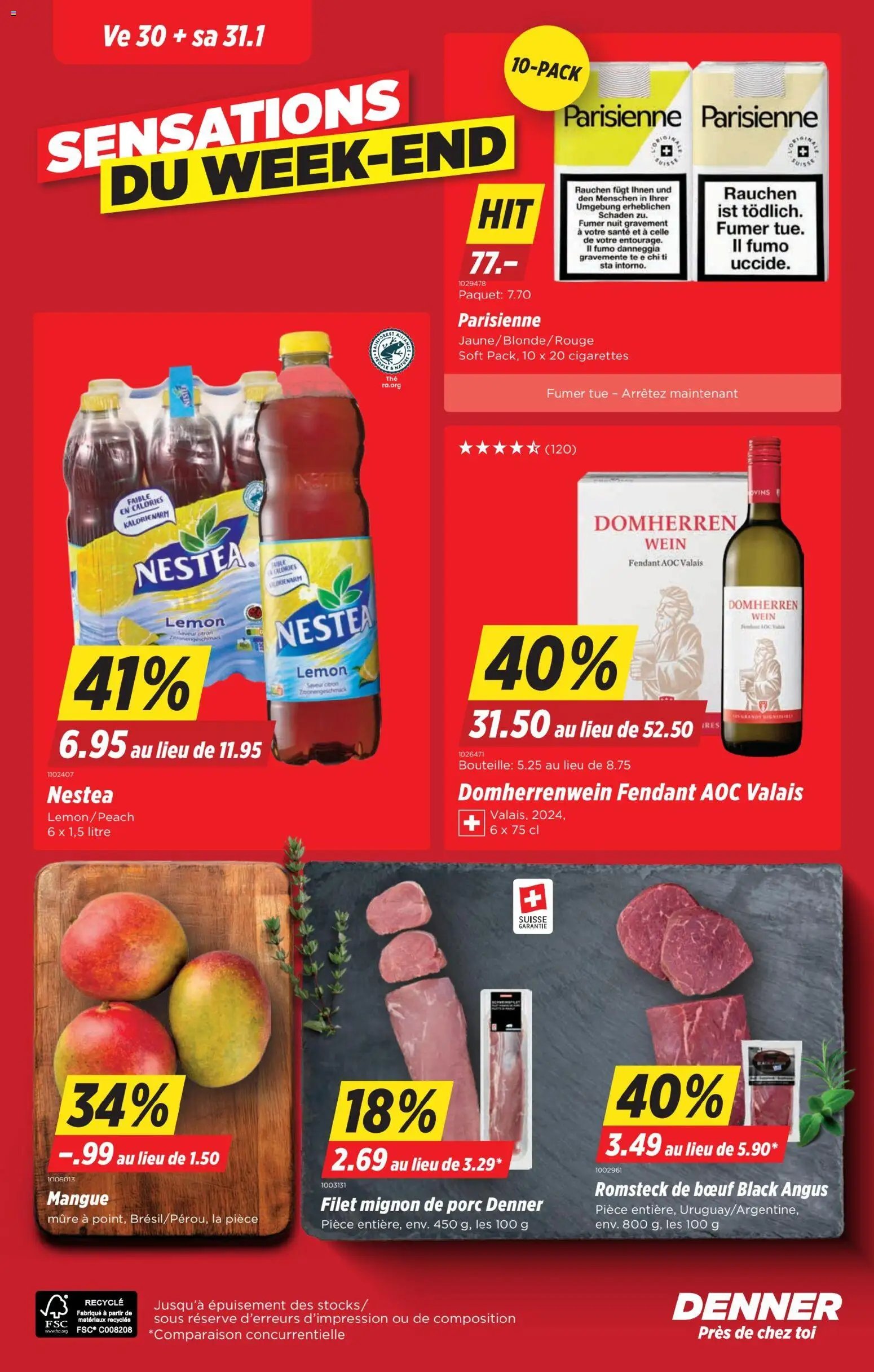 Denner Aktionen FR (2026-01-27 - 2026-02-04)