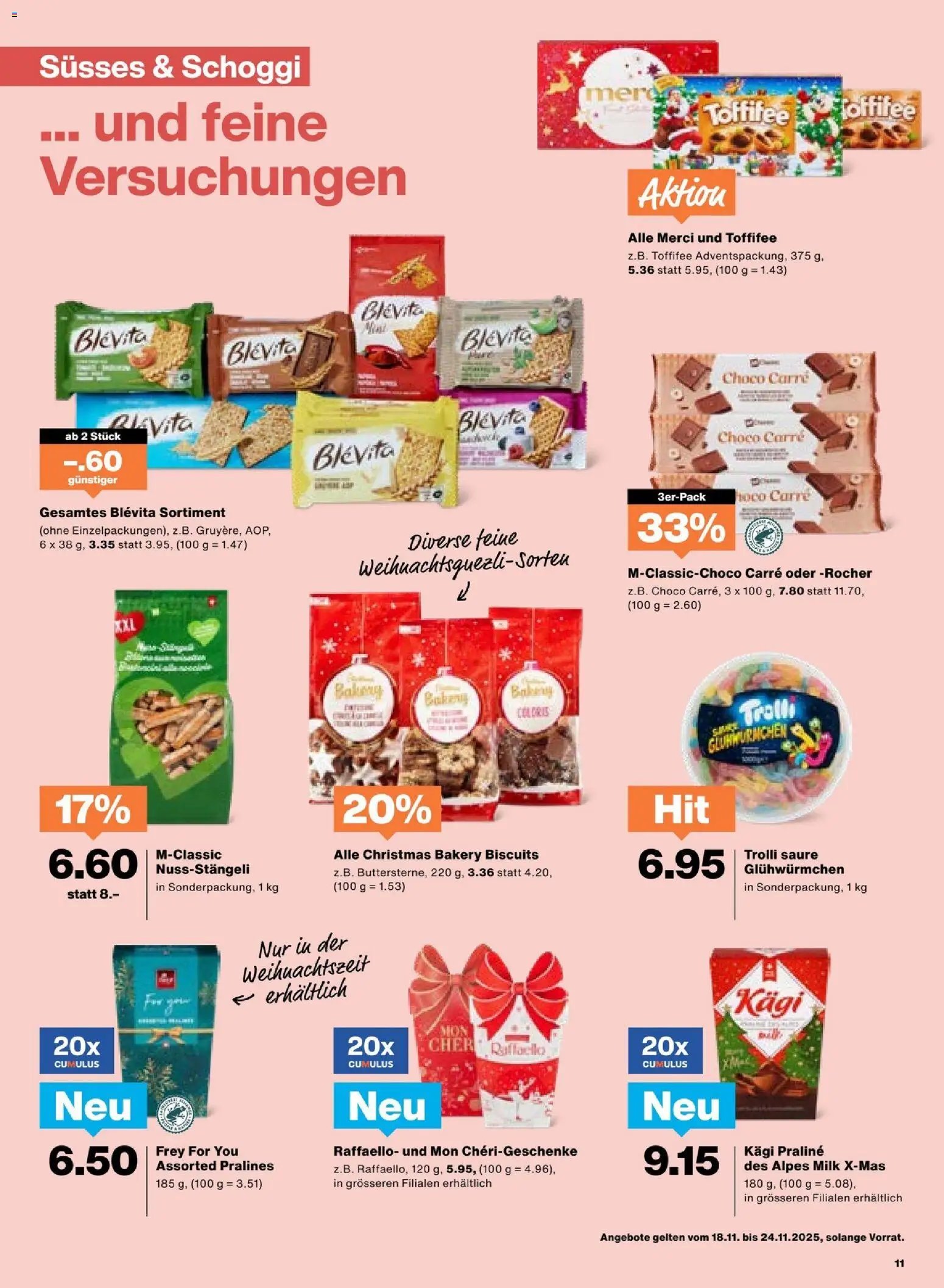 Migros Aktionen (2025-11-18 - 2025-11-24)