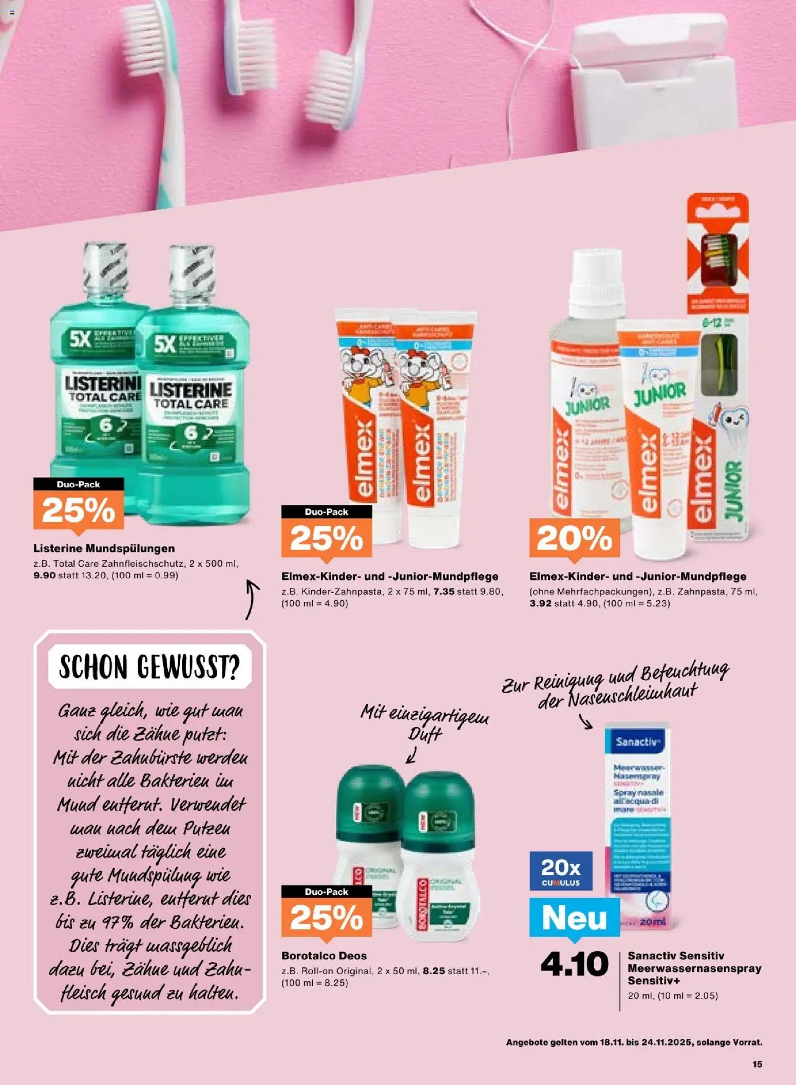 Migros Aktionen (2025-11-18 - 2025-11-24)