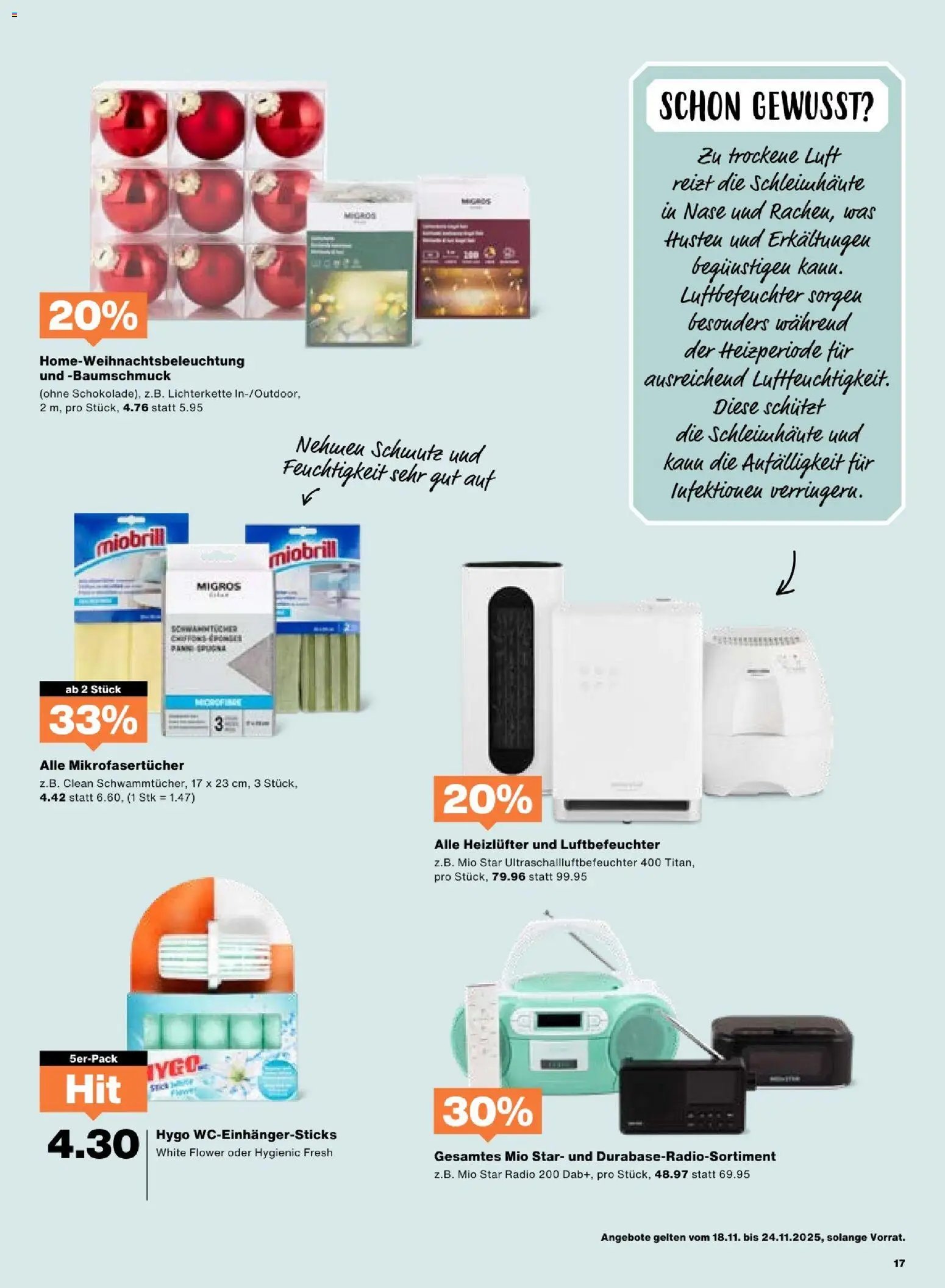 Migros Aktionen (2025-11-18 - 2025-11-24)