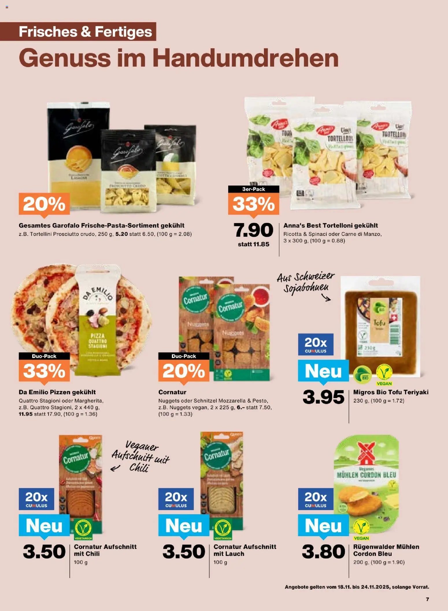 Migros Aktionen (2025-11-18 - 2025-11-24)