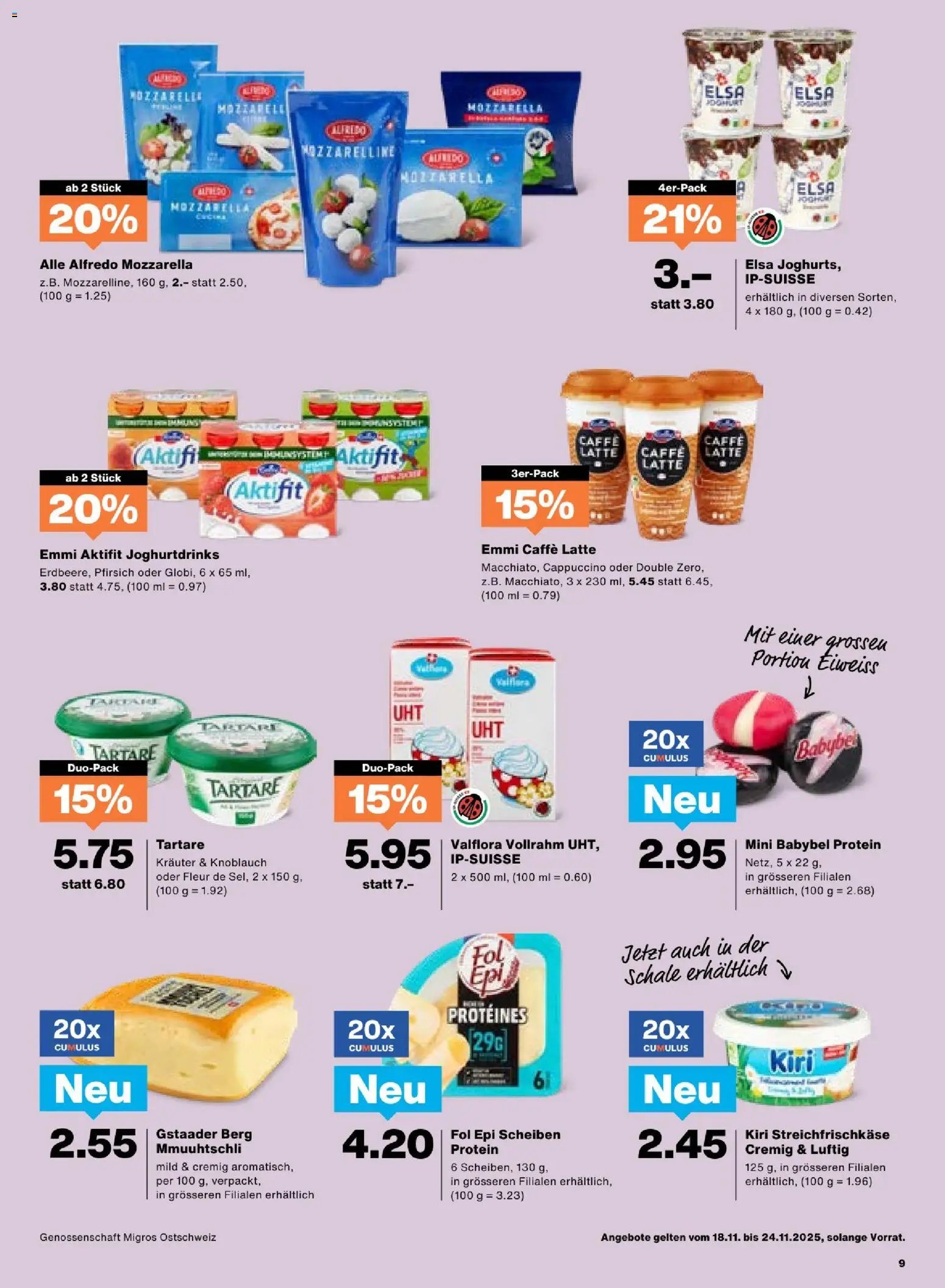 Migros Aktionen (2025-11-18 - 2025-11-24)