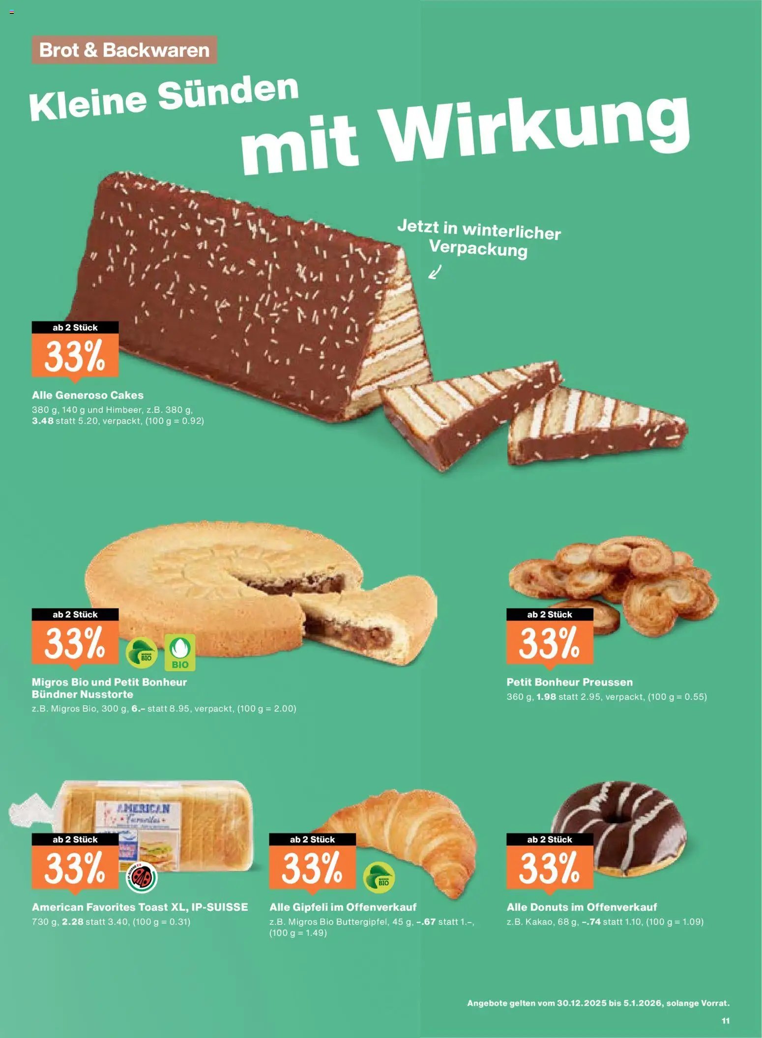 Migros Aktionen (2025-12-30 - 2026-01-05)