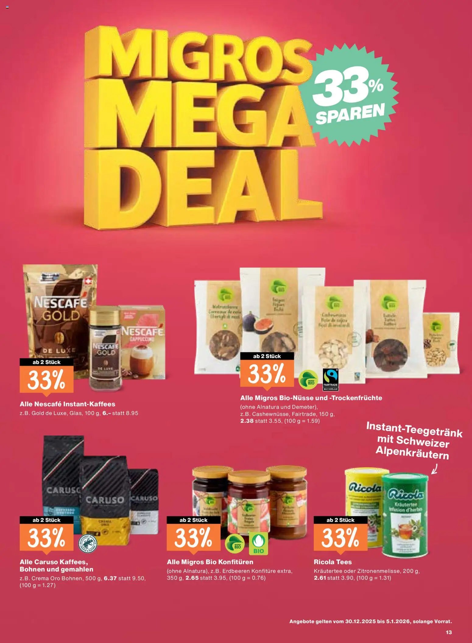 Migros Aktionen (2025-12-30 - 2026-01-05)