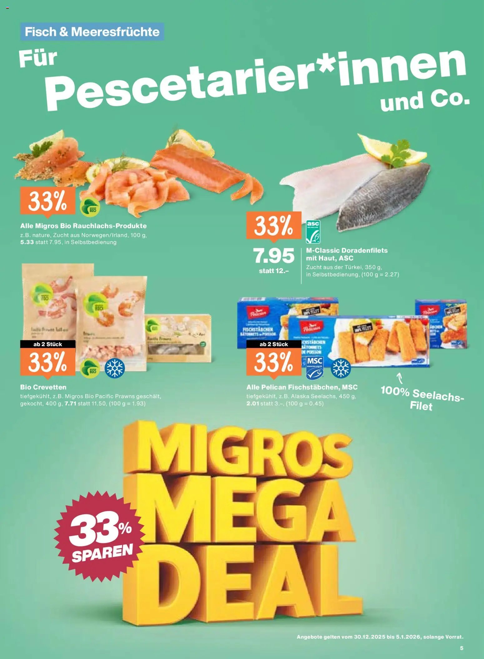 Migros Aktionen (2025-12-30 - 2026-01-05)