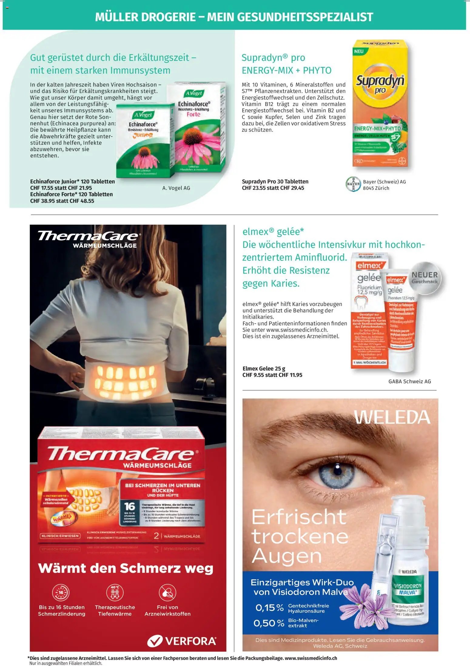 Müller Aktionen Gesundheitsspezialist (2025-10-30 - 2025-11-26)