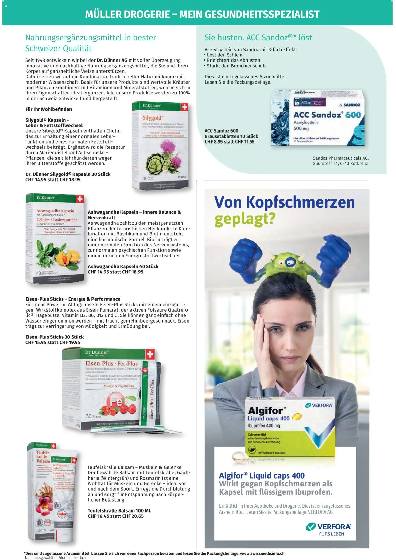 Müller Aktionen Gesundheitsspezialist (2025-10-30 - 2025-11-26)
