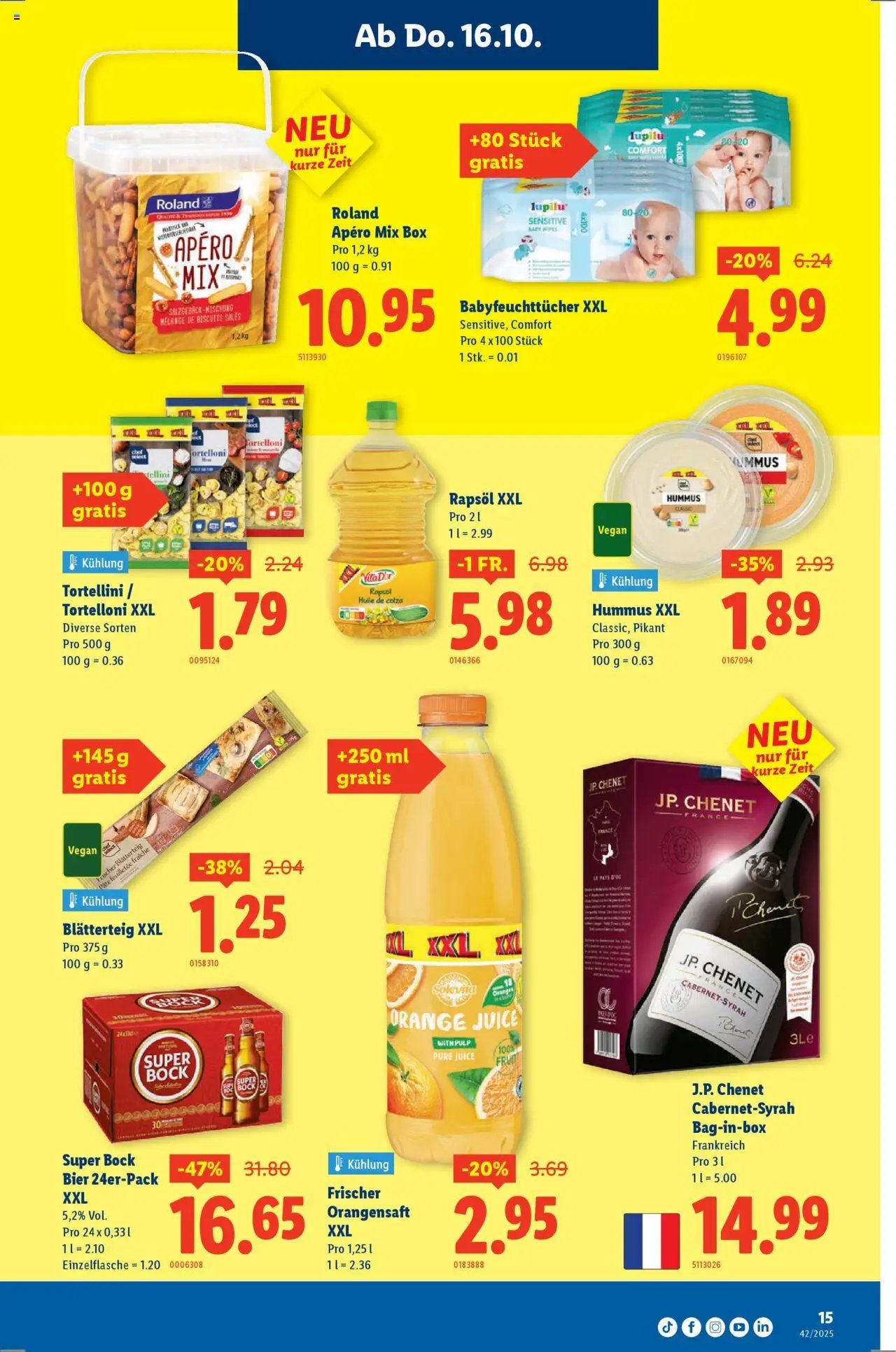 Lidl Aktionen (2025-10-16 - 2025-10-22)